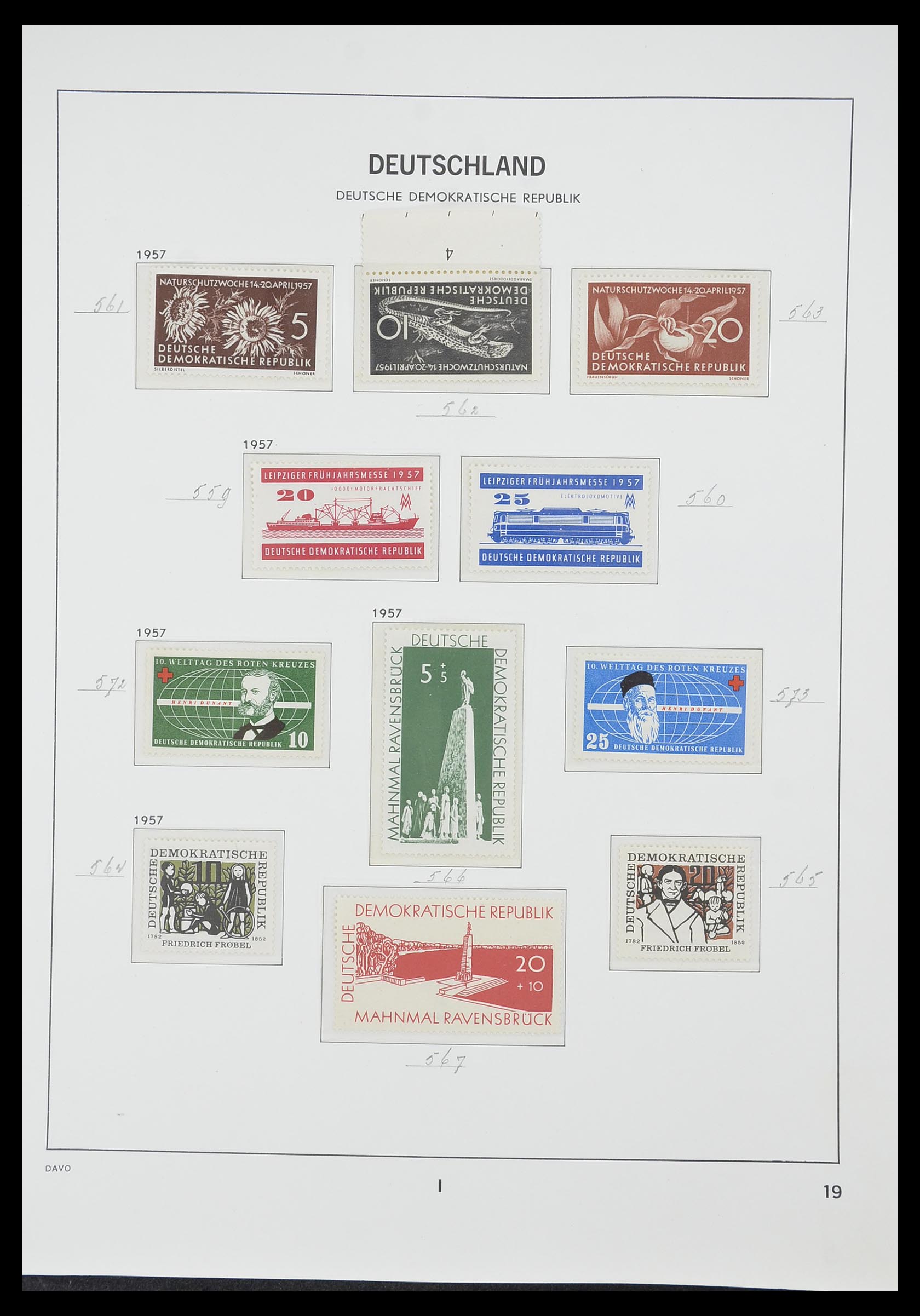33526 040 - Stamp collection 33526 DDR 1949-1980.
