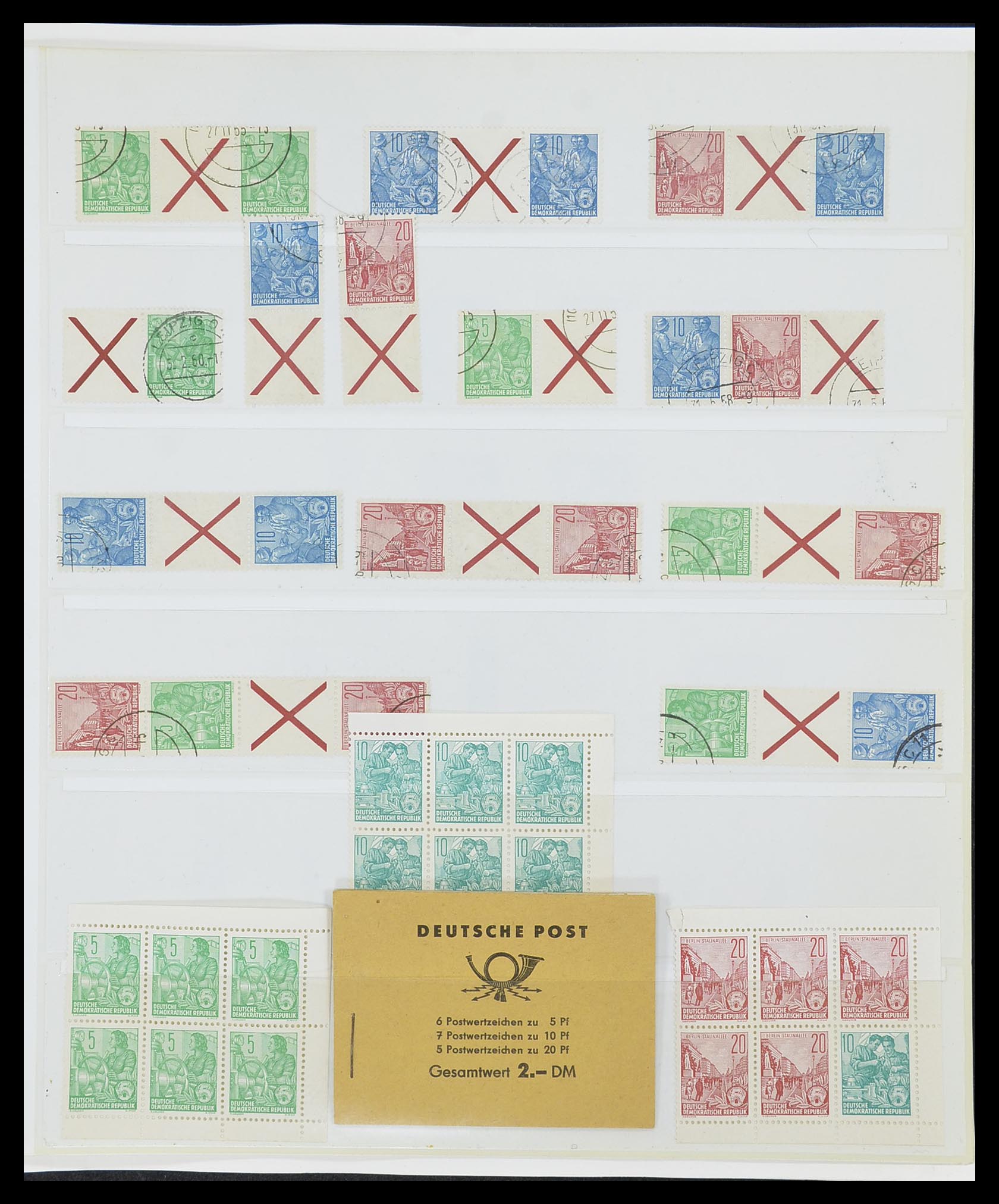 33526 044 - Stamp collection 33526 DDR 1949-1980.