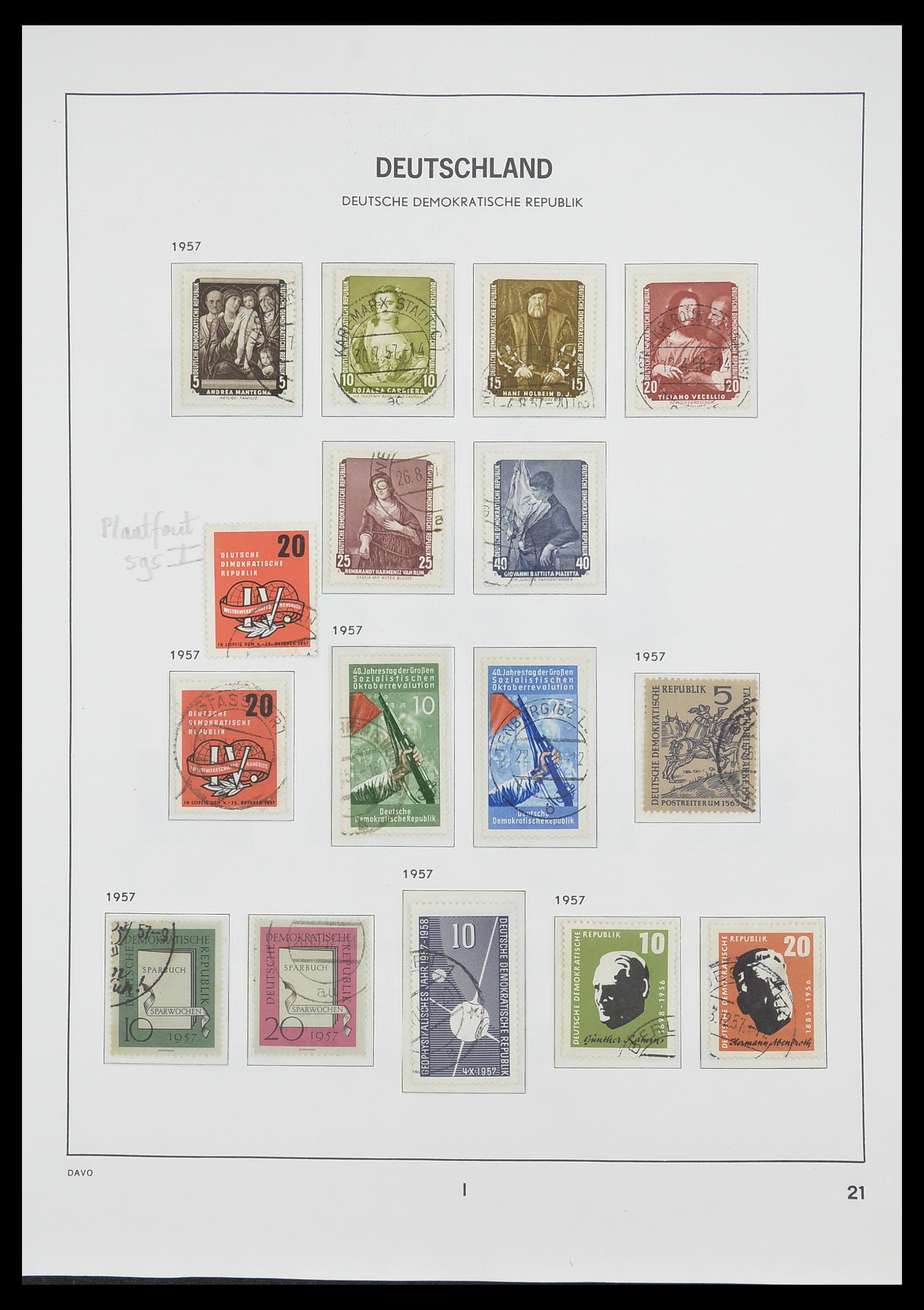 33526 046 - Stamp collection 33526 DDR 1949-1980.