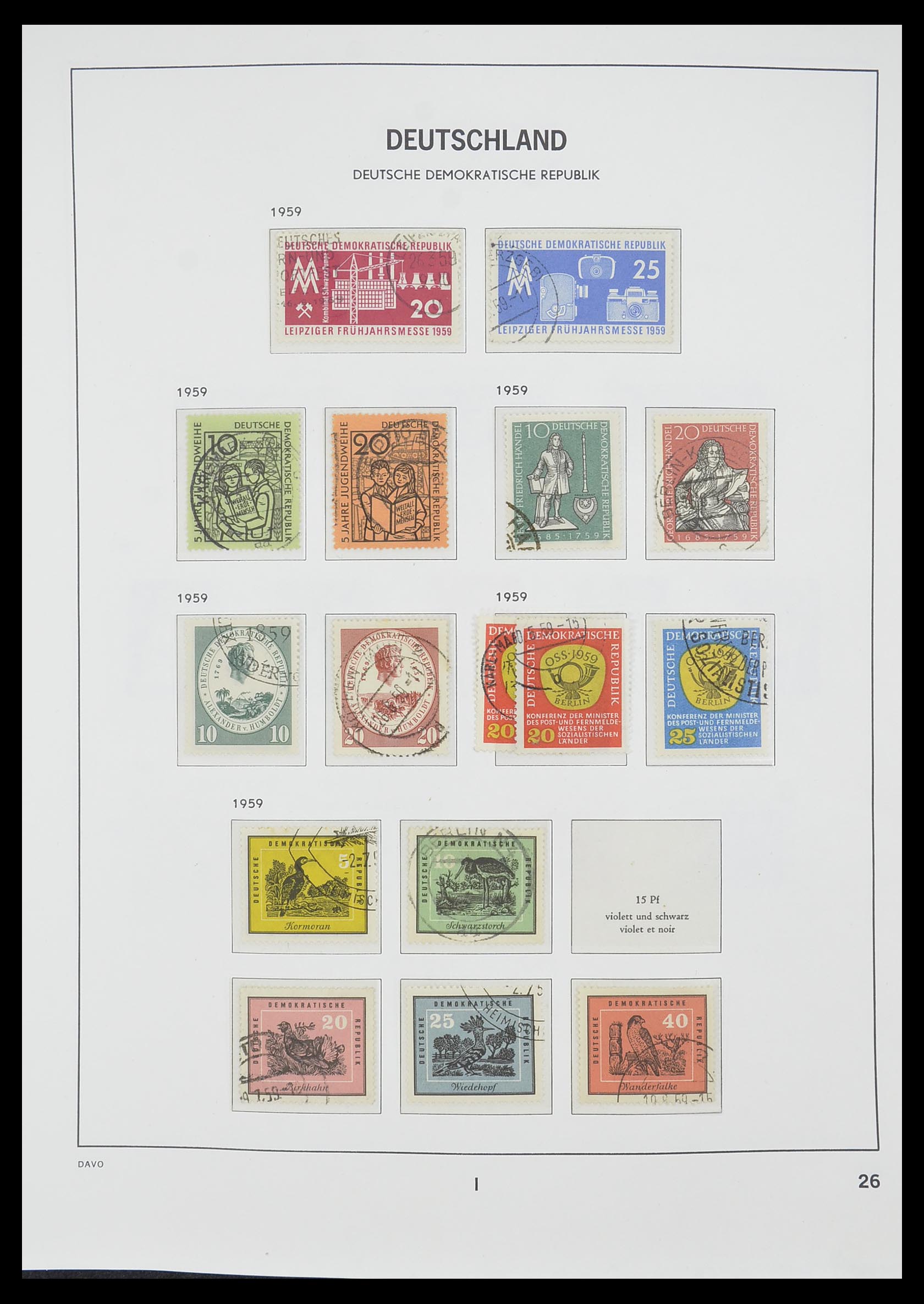 33526 056 - Stamp collection 33526 DDR 1949-1980.