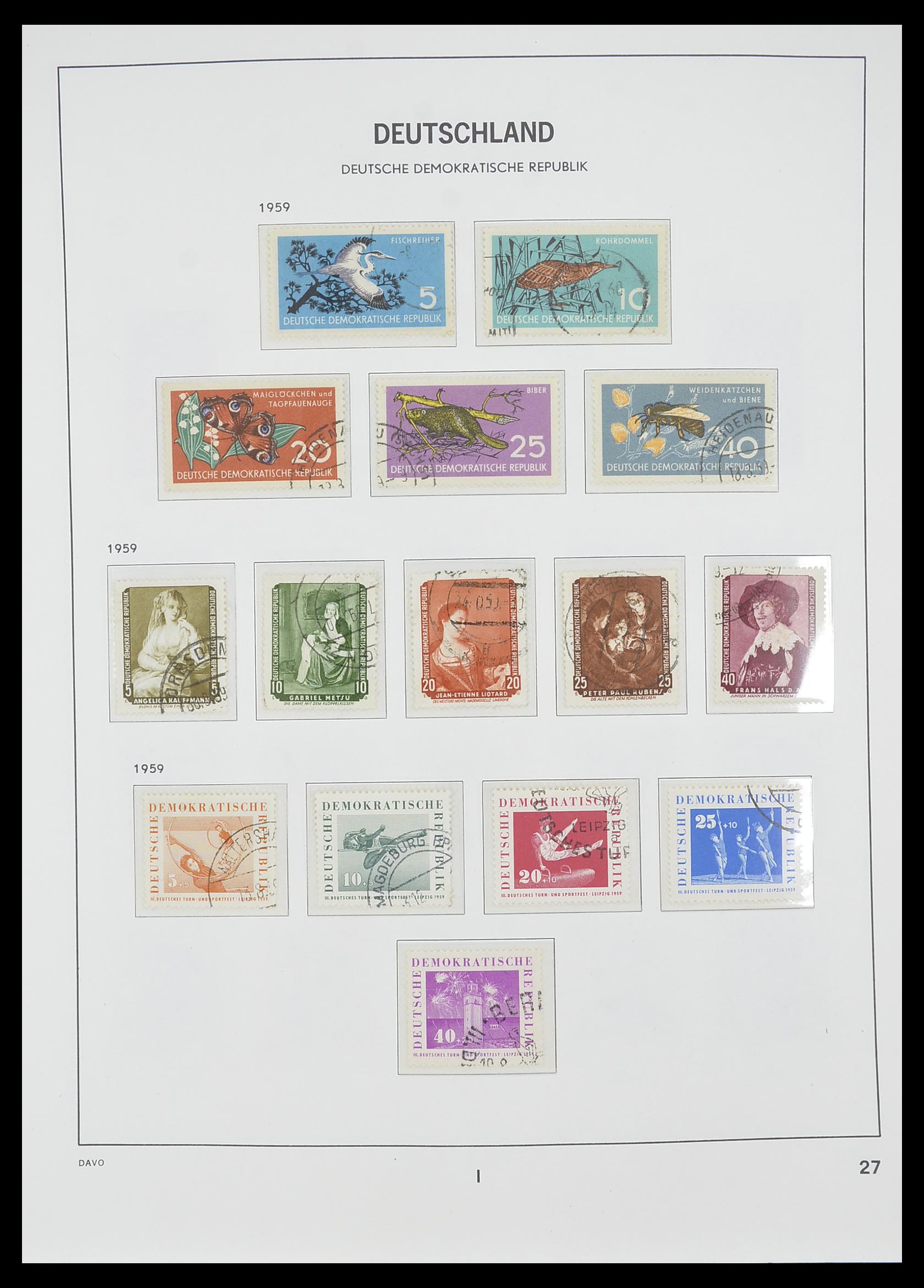 33526 058 - Stamp collection 33526 DDR 1949-1980.