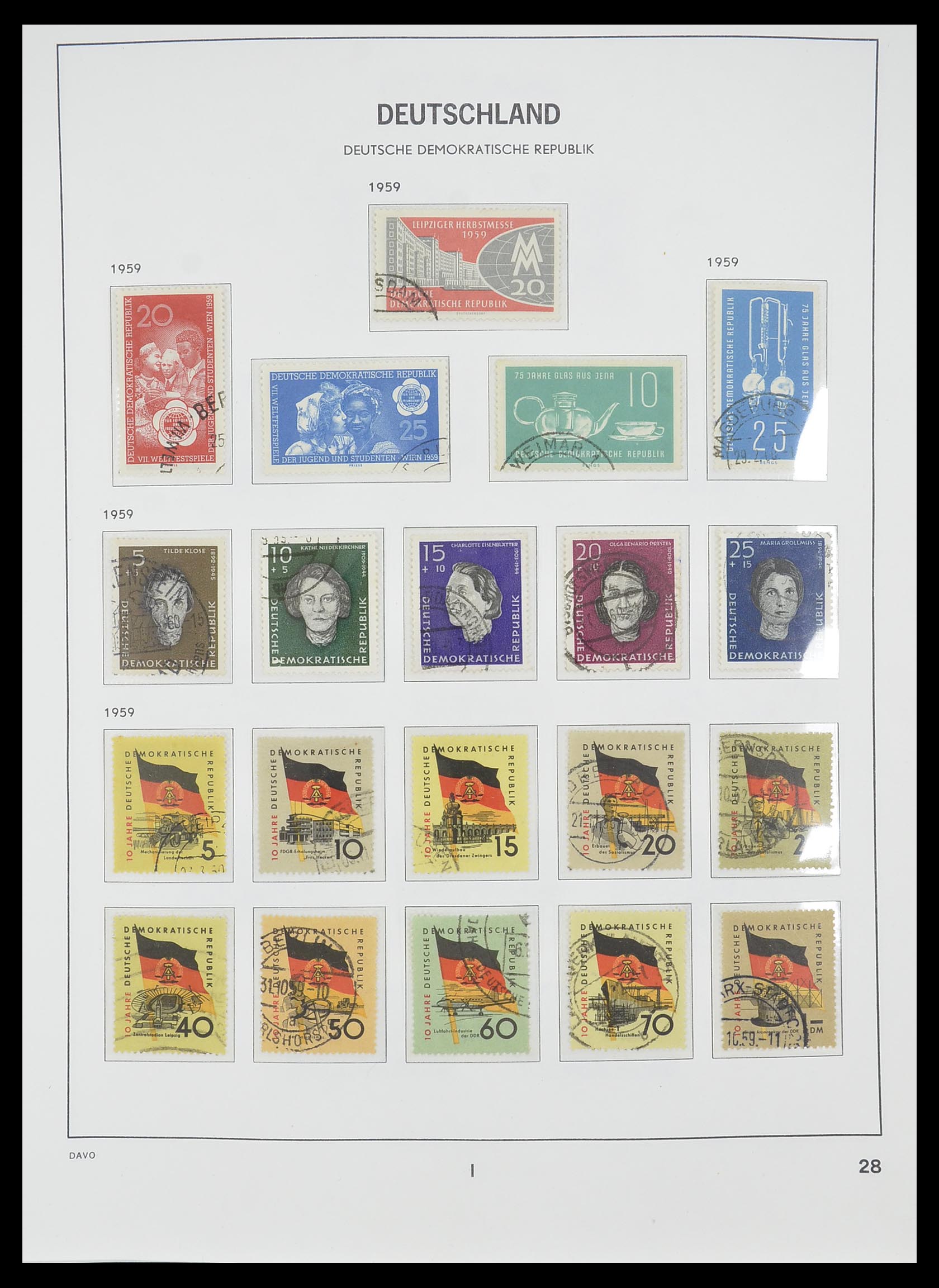 33526 060 - Stamp collection 33526 DDR 1949-1980.