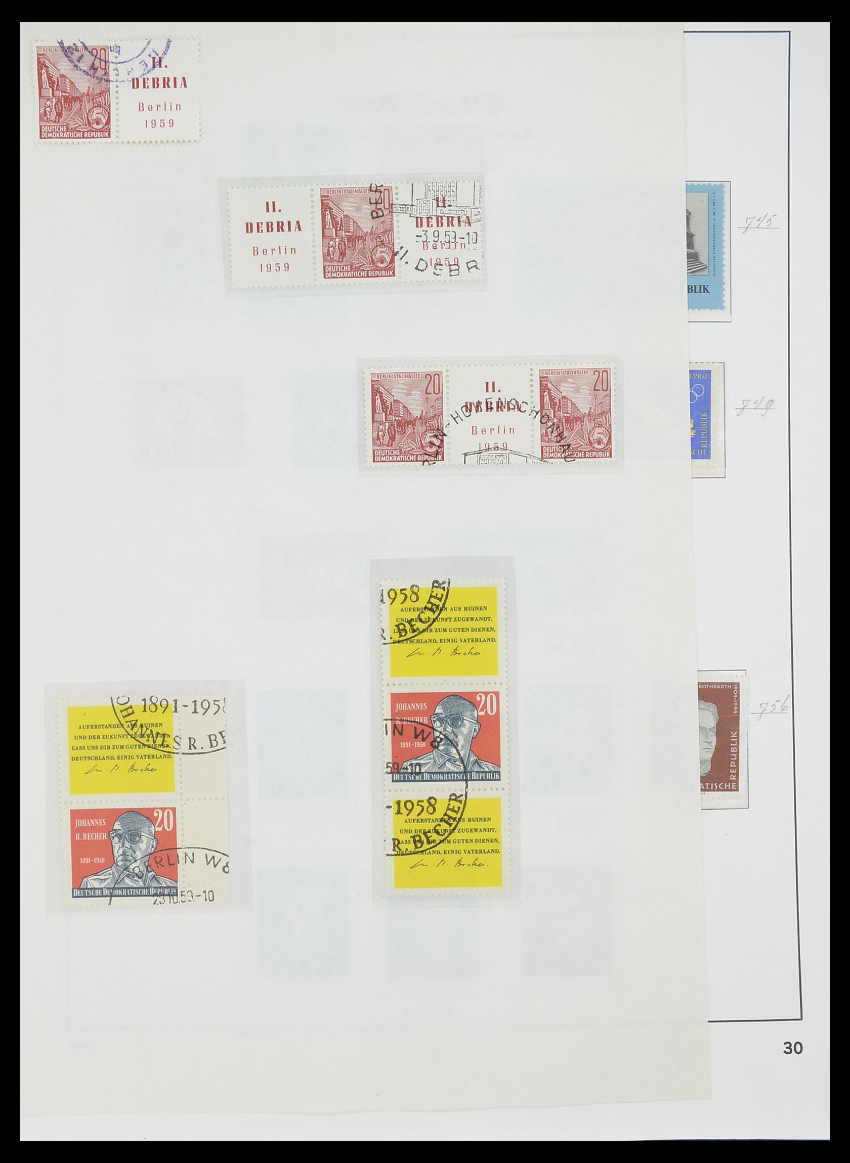 33526 063 - Postzegelverzameling 33526 DDR 1949-1980.