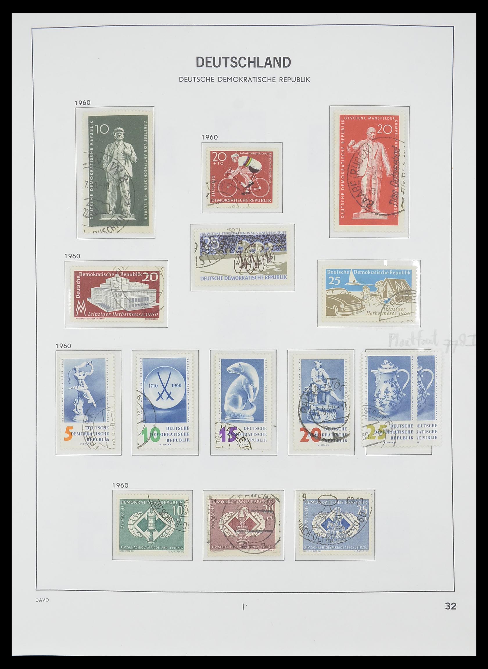33526 070 - Stamp collection 33526 DDR 1949-1980.