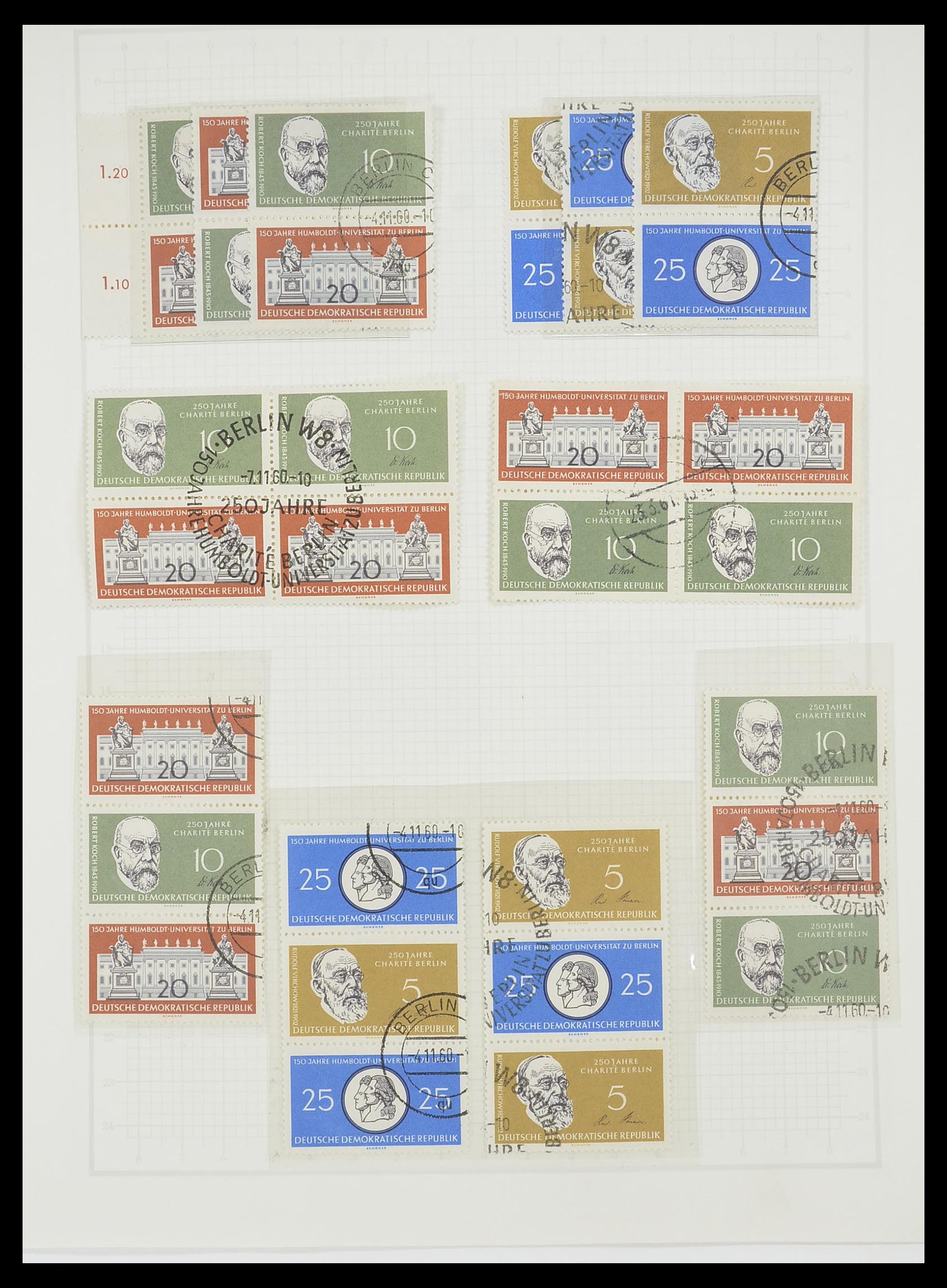 33526 073 - Stamp collection 33526 DDR 1949-1980.