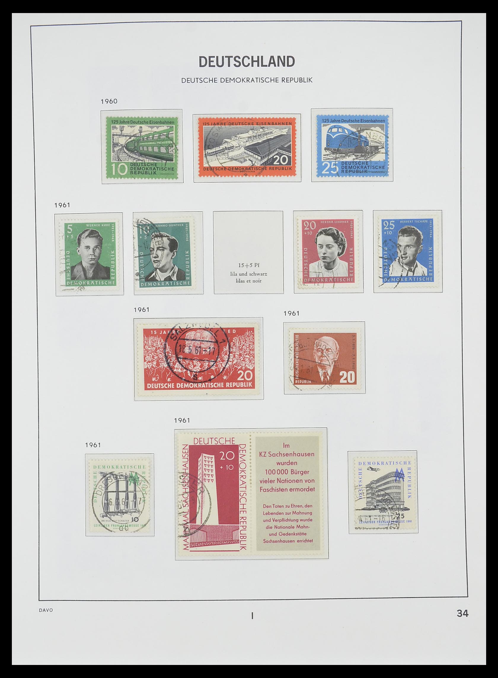 33526 075 - Stamp collection 33526 DDR 1949-1980.