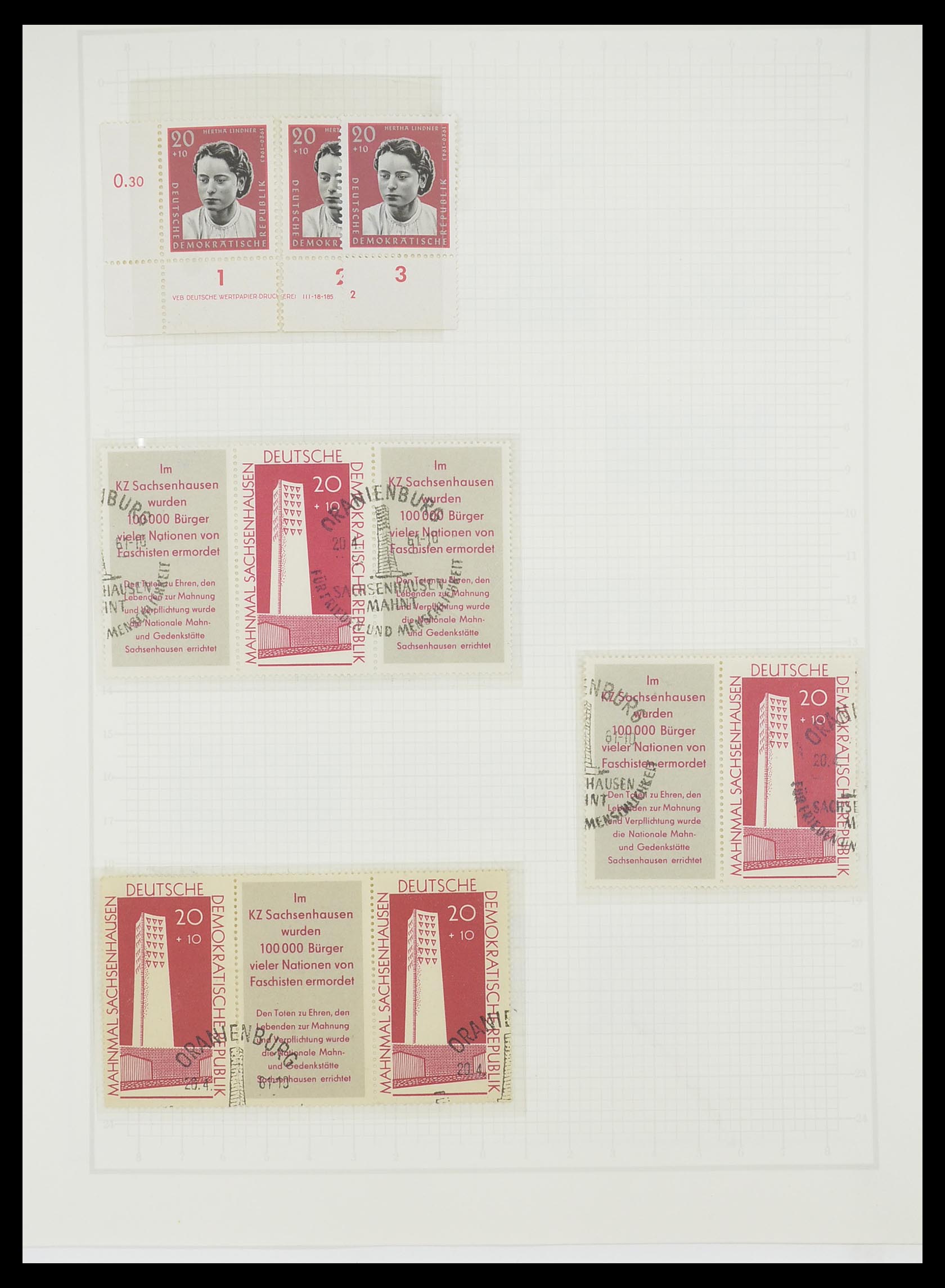 33526 076 - Stamp collection 33526 DDR 1949-1980.