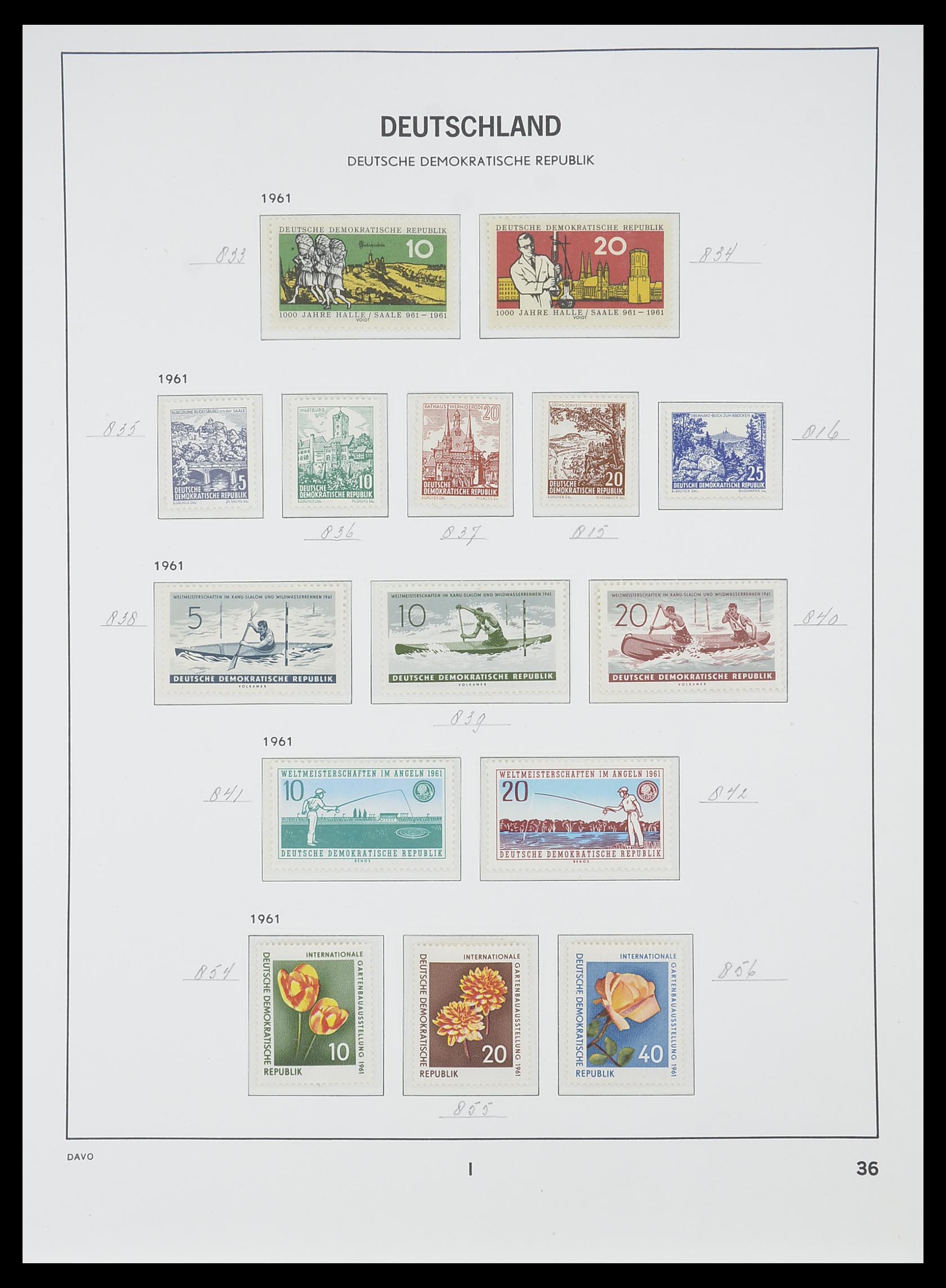 33526 079 - Stamp collection 33526 DDR 1949-1980.