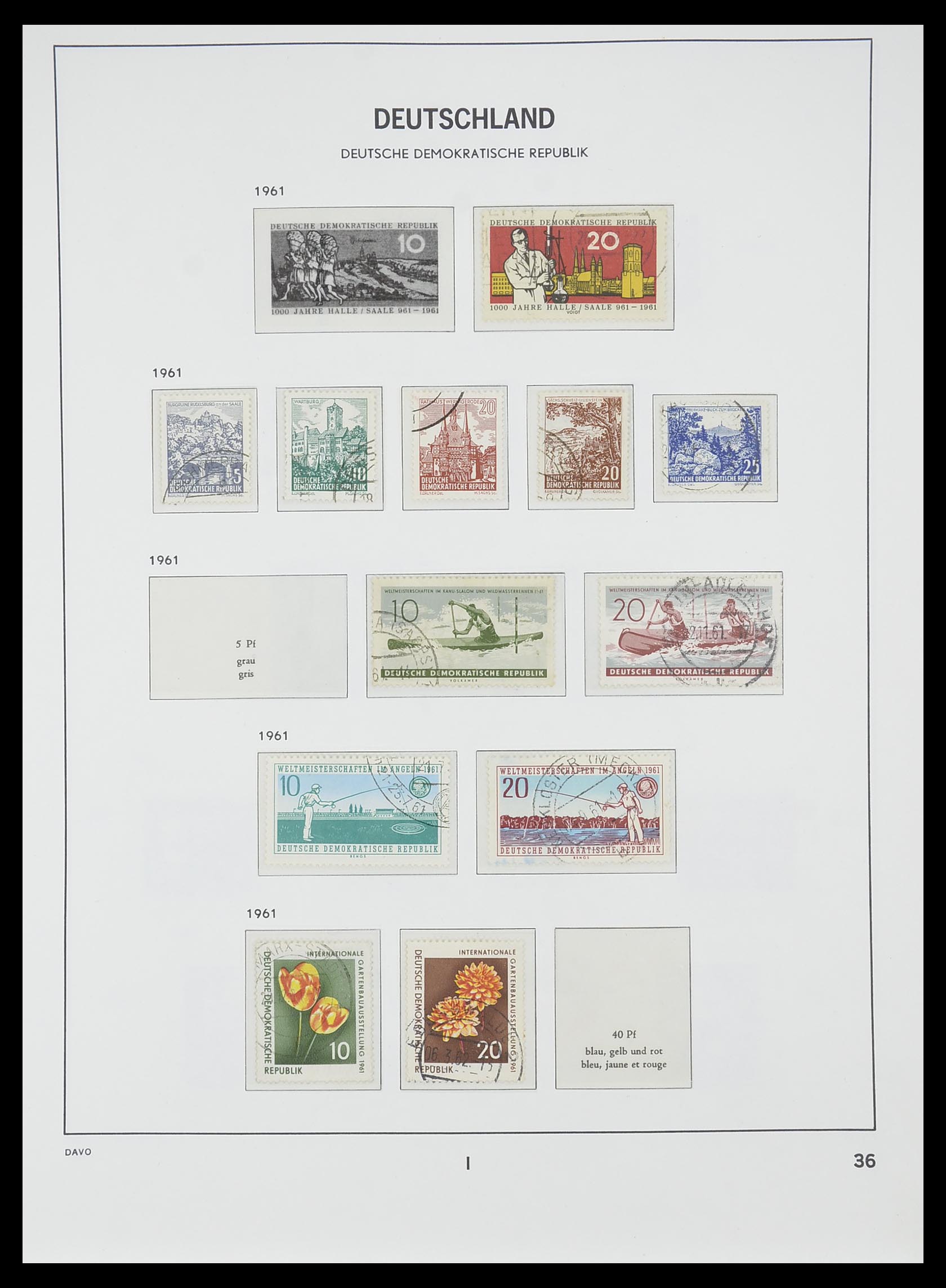 33526 080 - Stamp collection 33526 DDR 1949-1980.