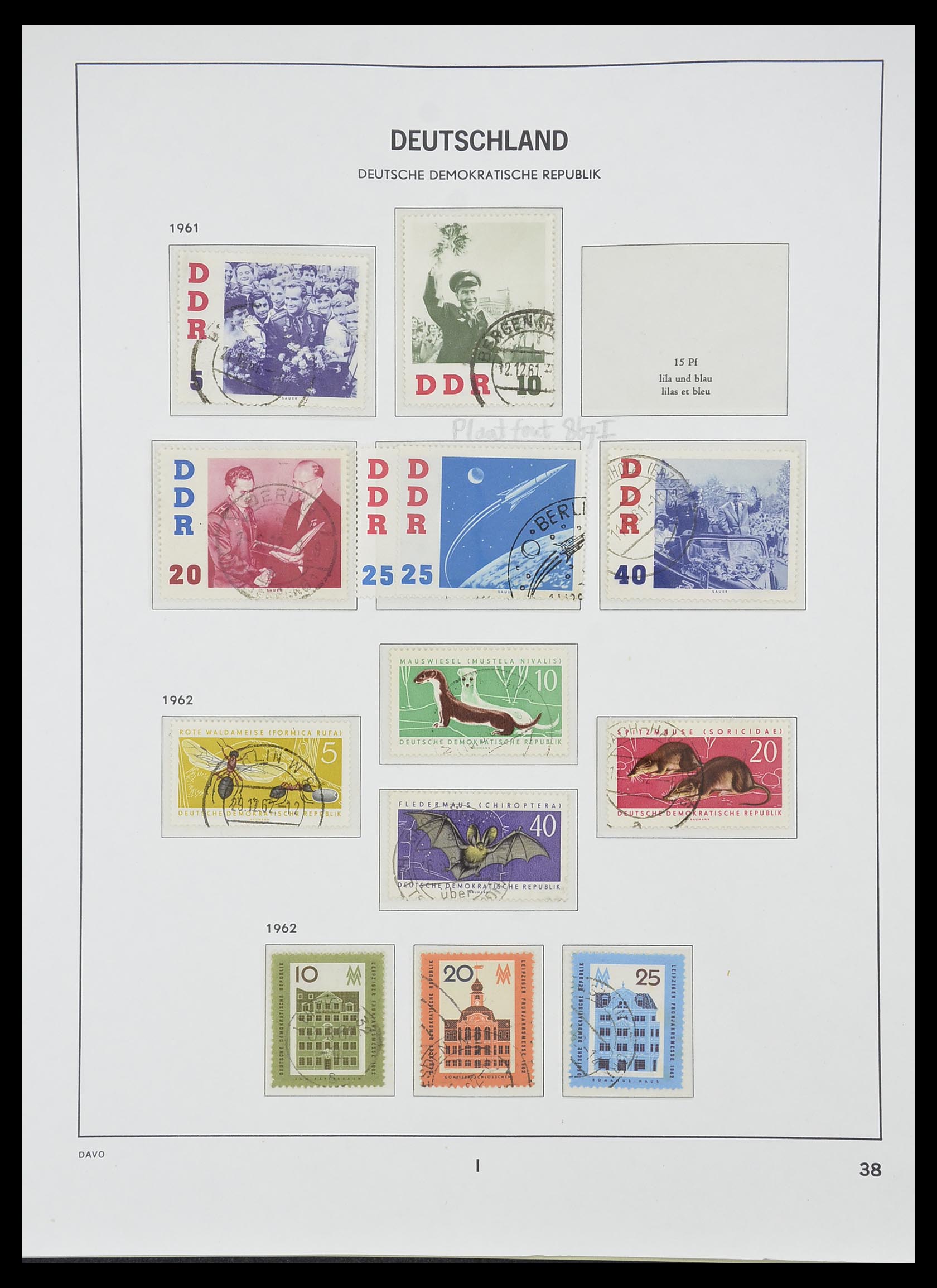 33526 085 - Stamp collection 33526 DDR 1949-1980.