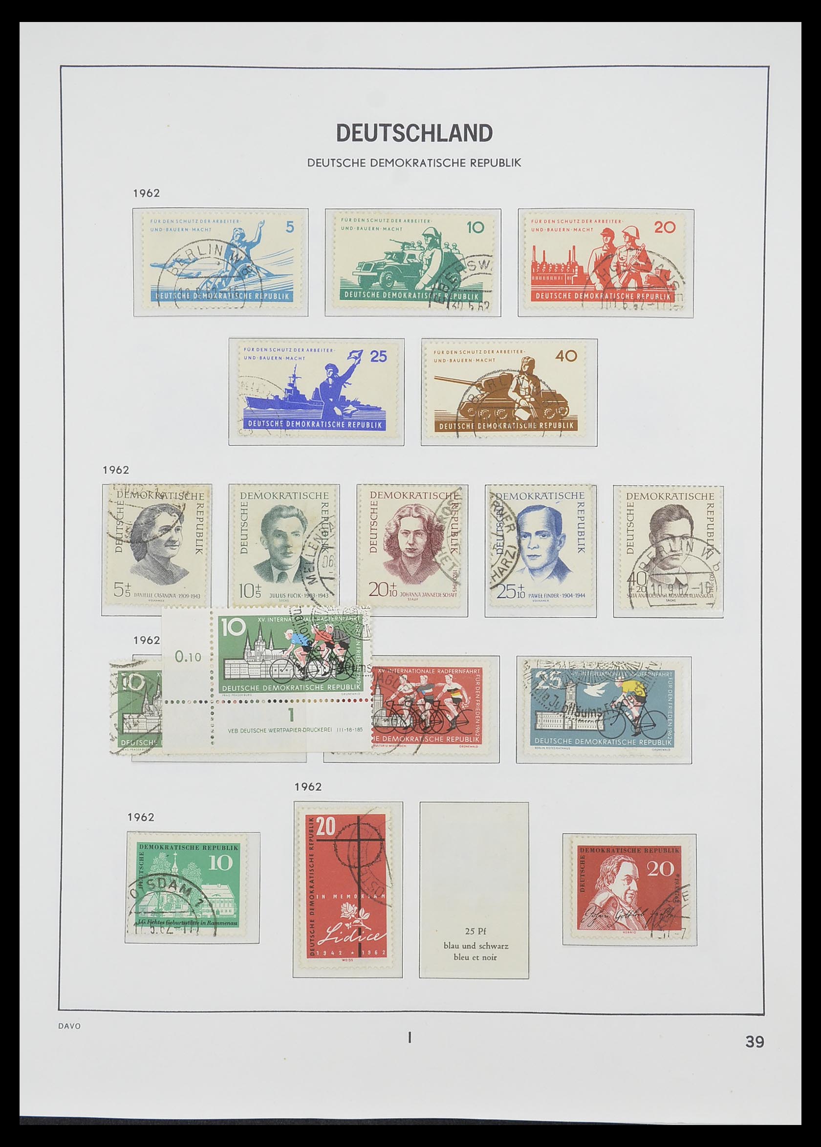 33526 087 - Stamp collection 33526 DDR 1949-1980.