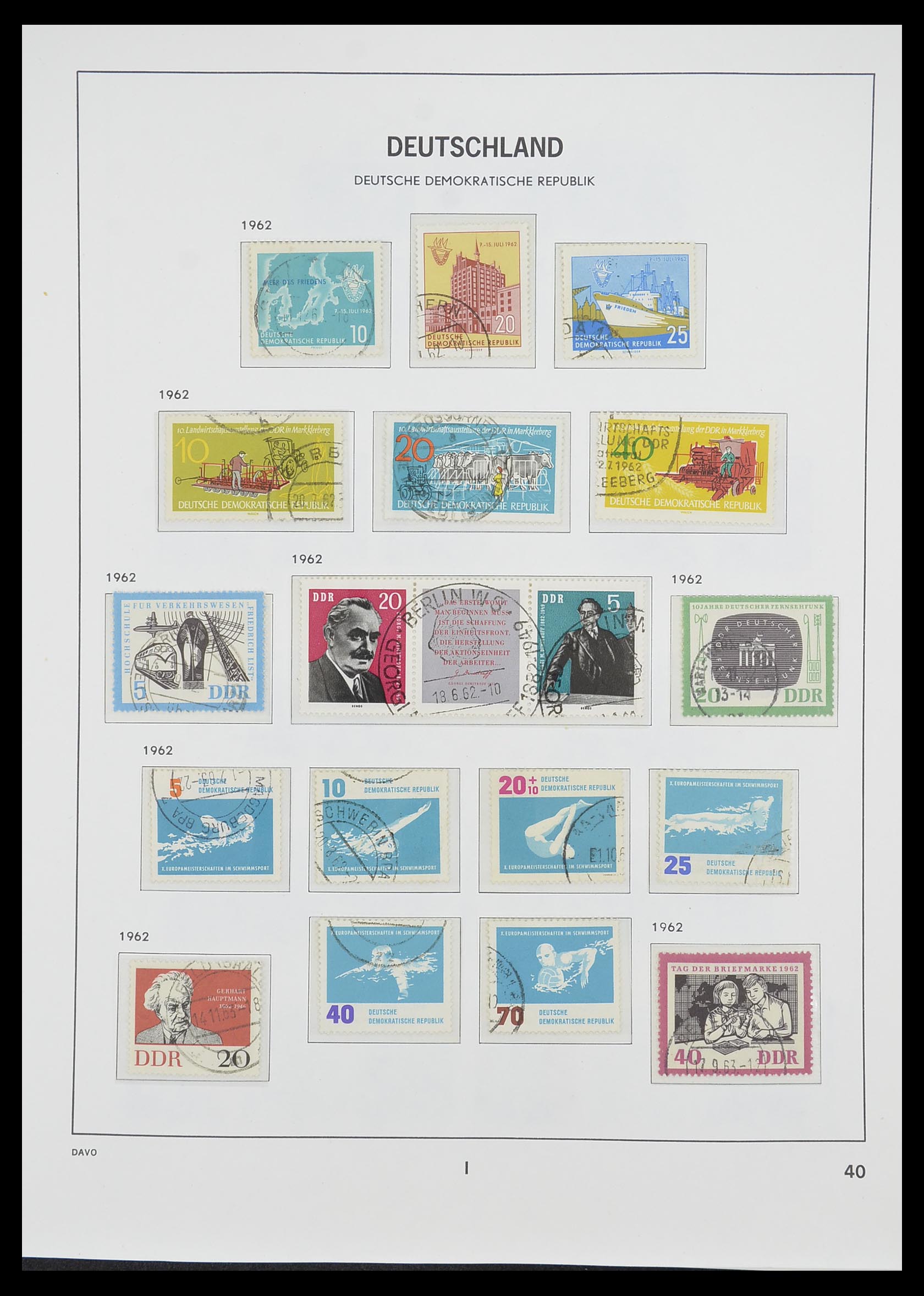 33526 089 - Stamp collection 33526 DDR 1949-1980.