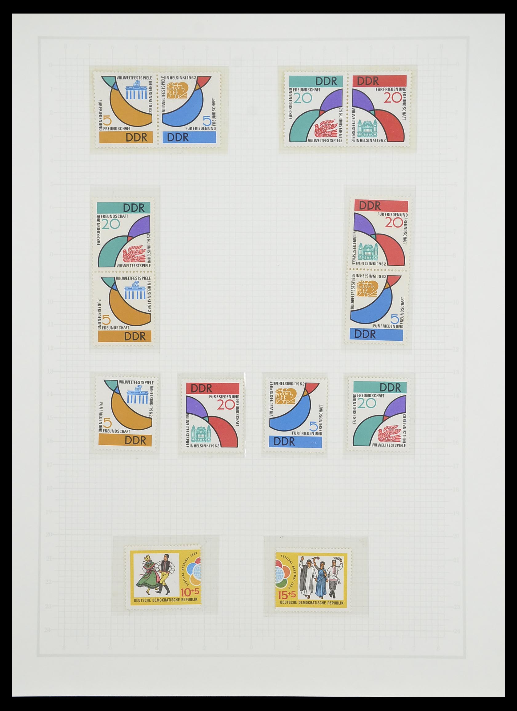 33526 092 - Postzegelverzameling 33526 DDR 1949-1980.