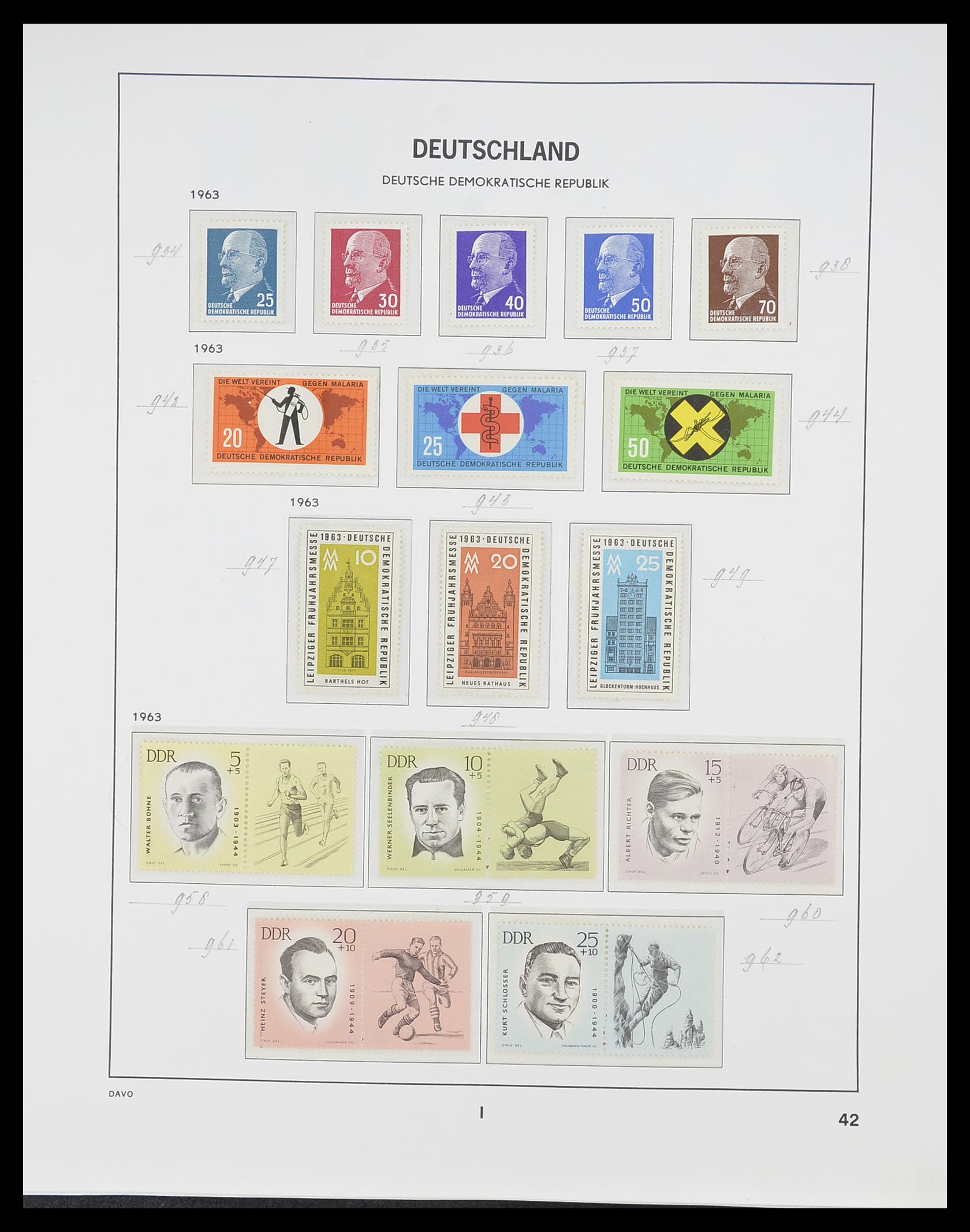 33526 096 - Postzegelverzameling 33526 DDR 1949-1980.