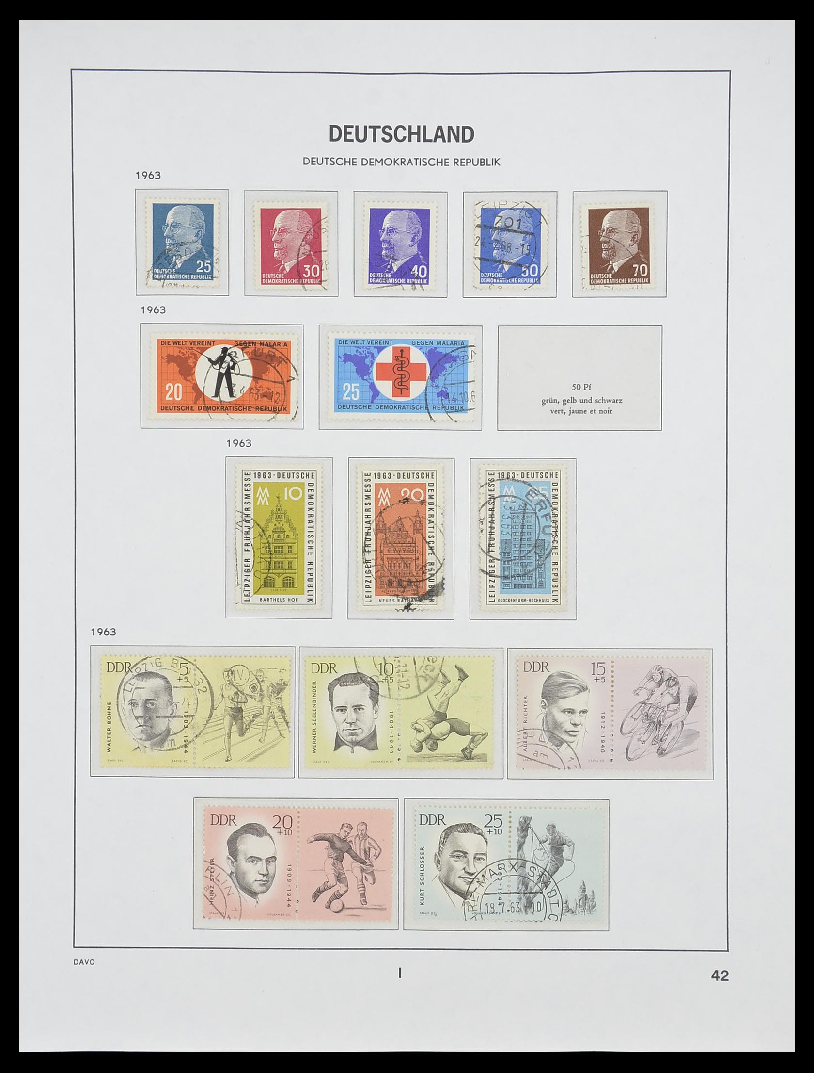 33526 098 - Stamp collection 33526 DDR 1949-1980.