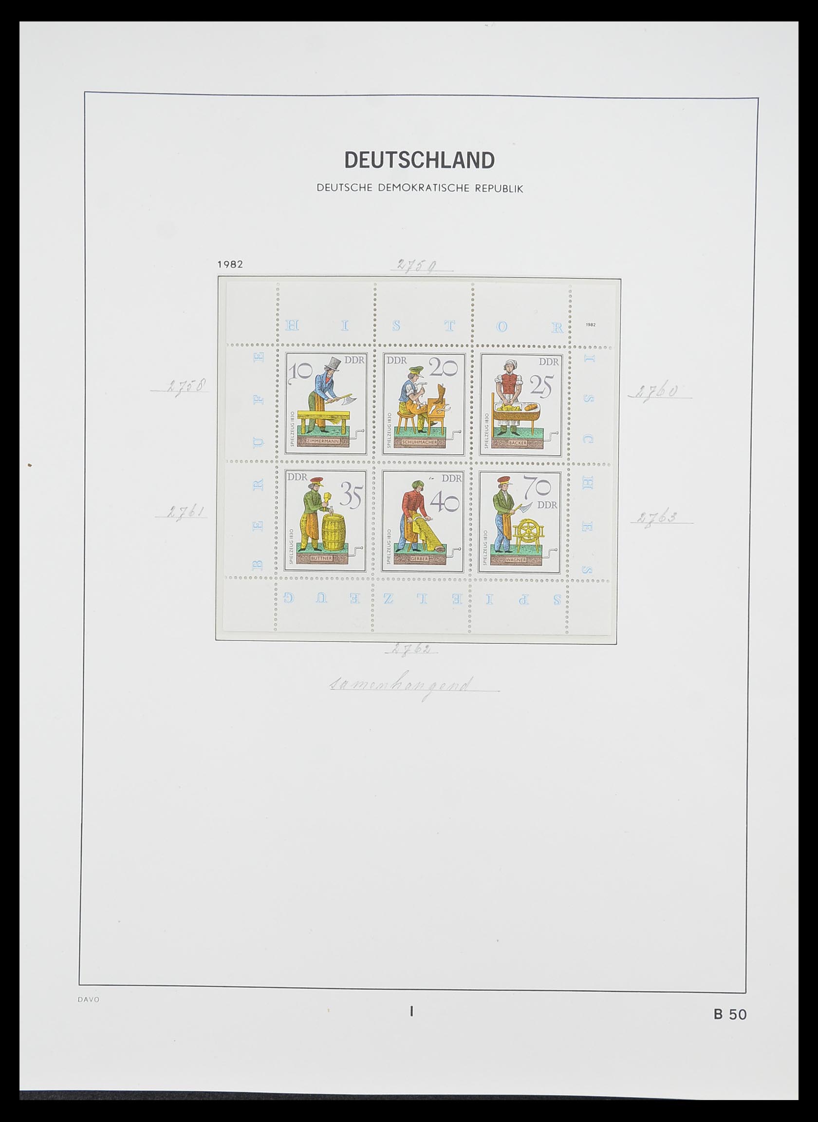 33526 638 - Postzegelverzameling 33526 DDR 1949-1980.
