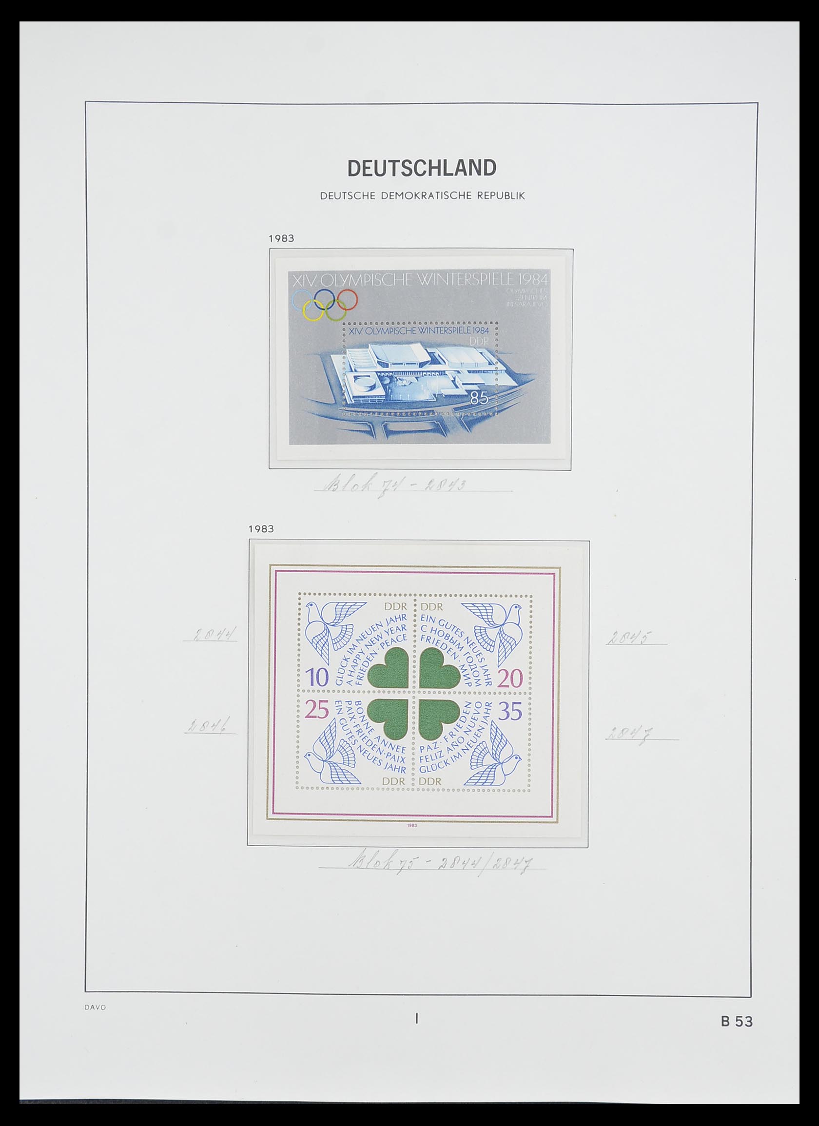 33526 645 - Postzegelverzameling 33526 DDR 1949-1980.