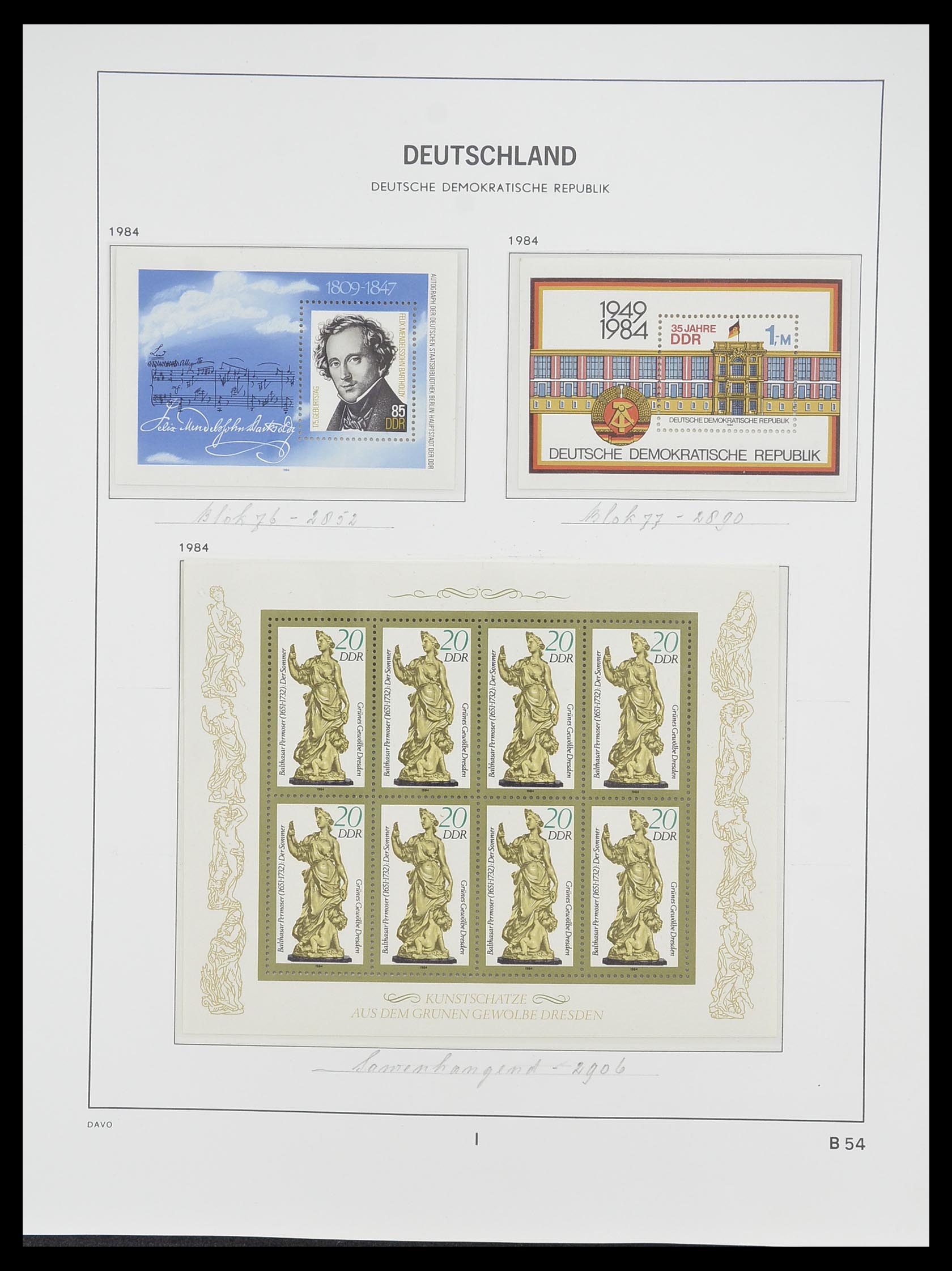 33526 647 - Postzegelverzameling 33526 DDR 1949-1980.