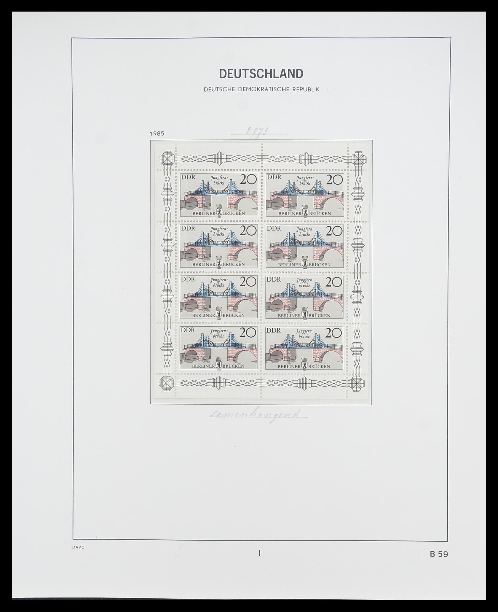 33526 658 - Postzegelverzameling 33526 DDR 1949-1980.