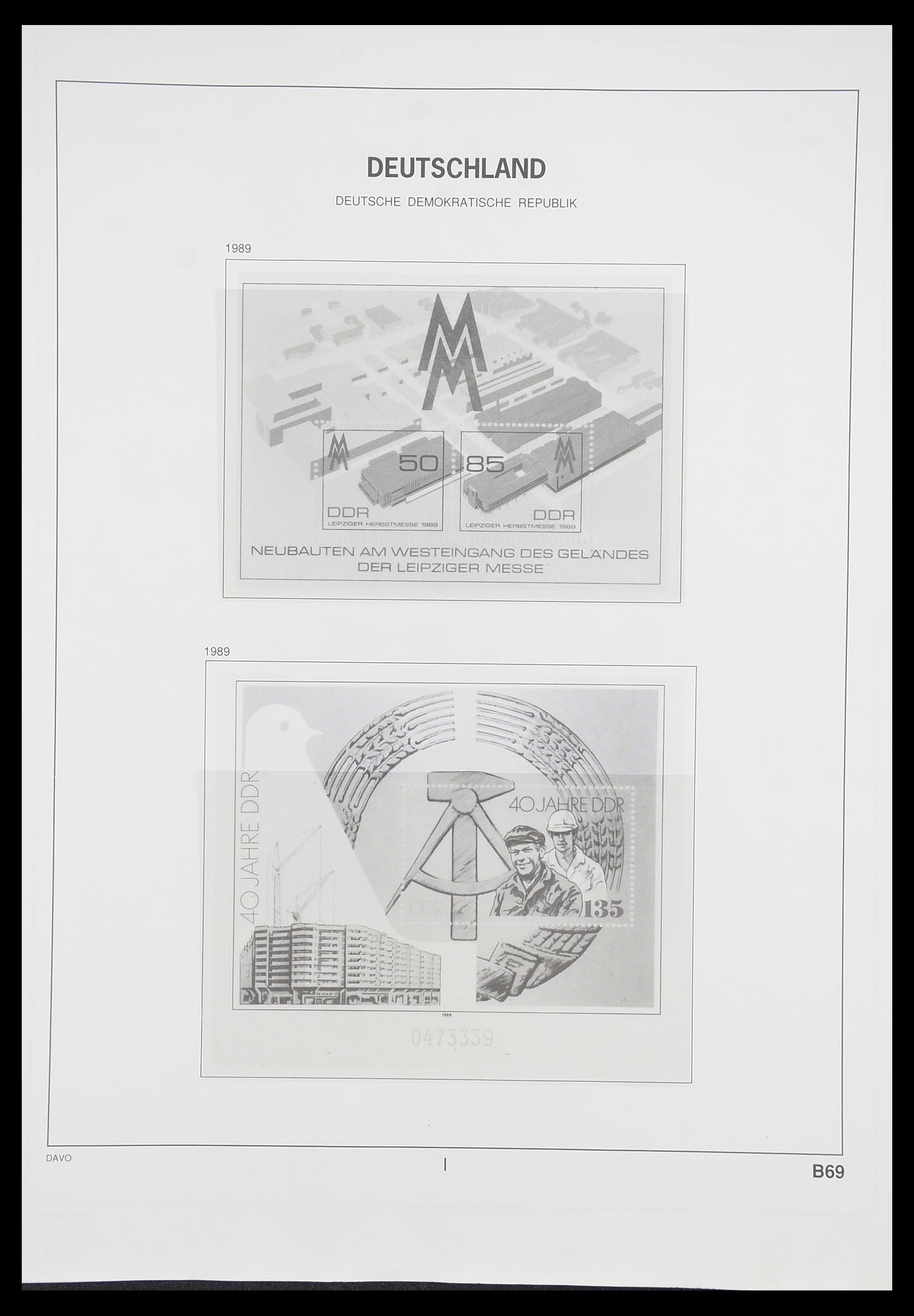 33526 682 - Stamp collection 33526 DDR 1949-1980.