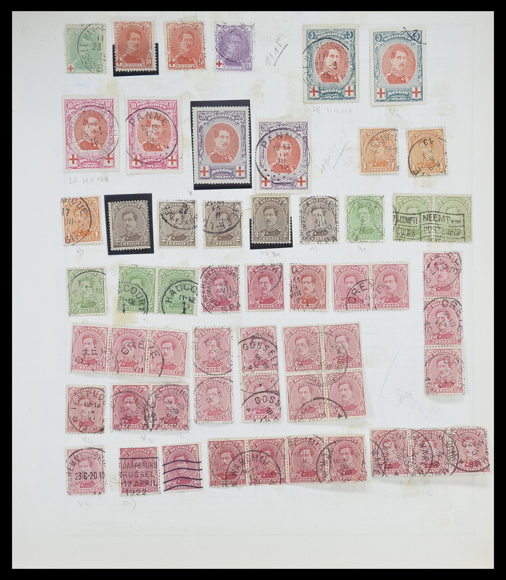 33527 004 - Postzegelverzameling 33527 Wereld 1880-1960.