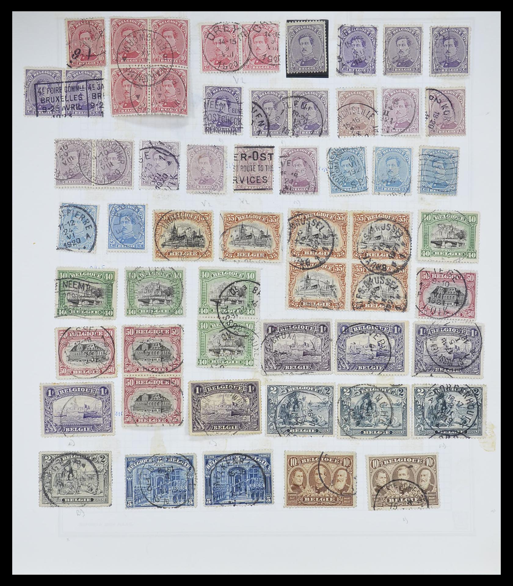 33527 005 - Postzegelverzameling 33527 Wereld 1880-1960.