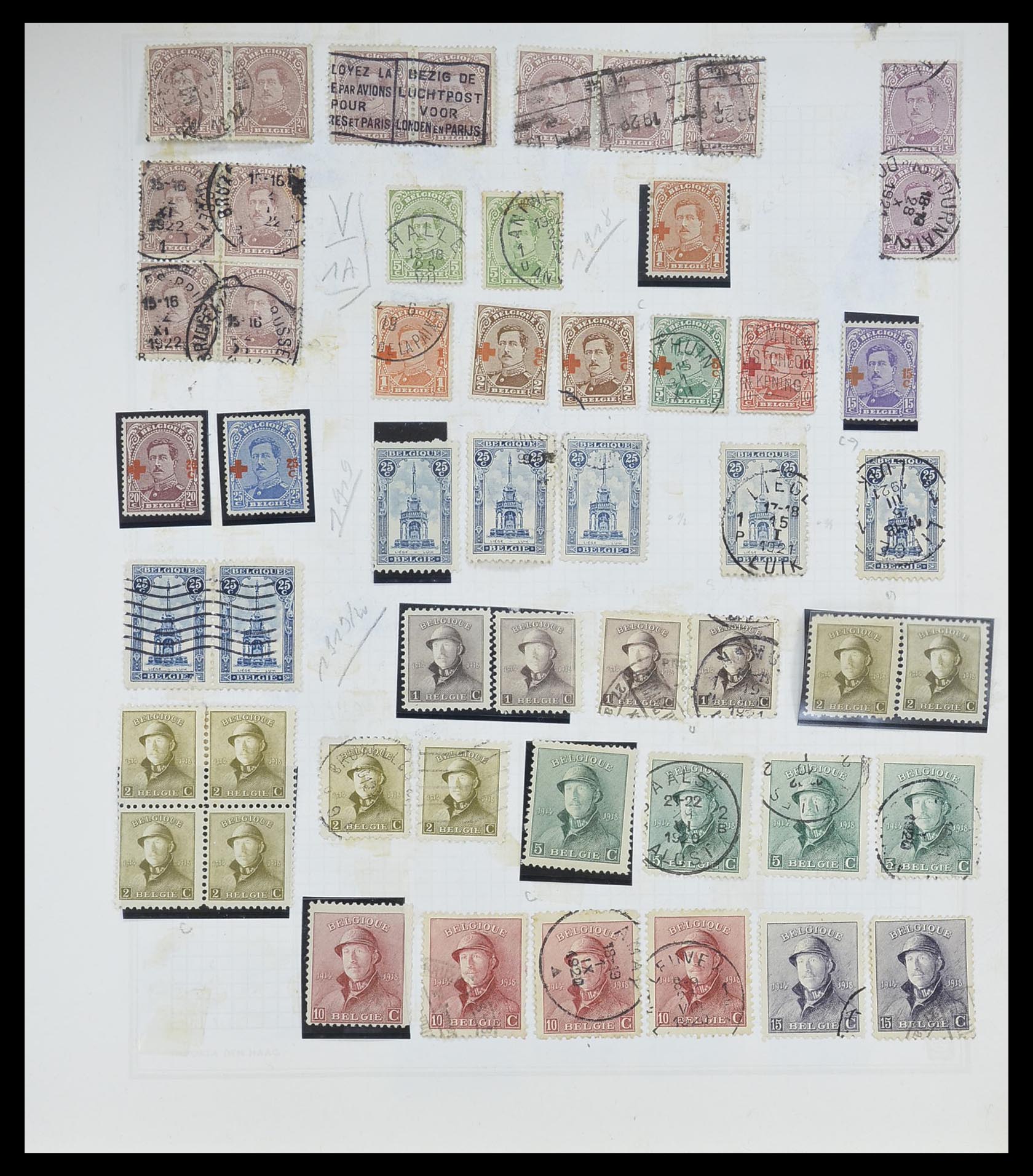 33527 007 - Postzegelverzameling 33527 Wereld 1880-1960.