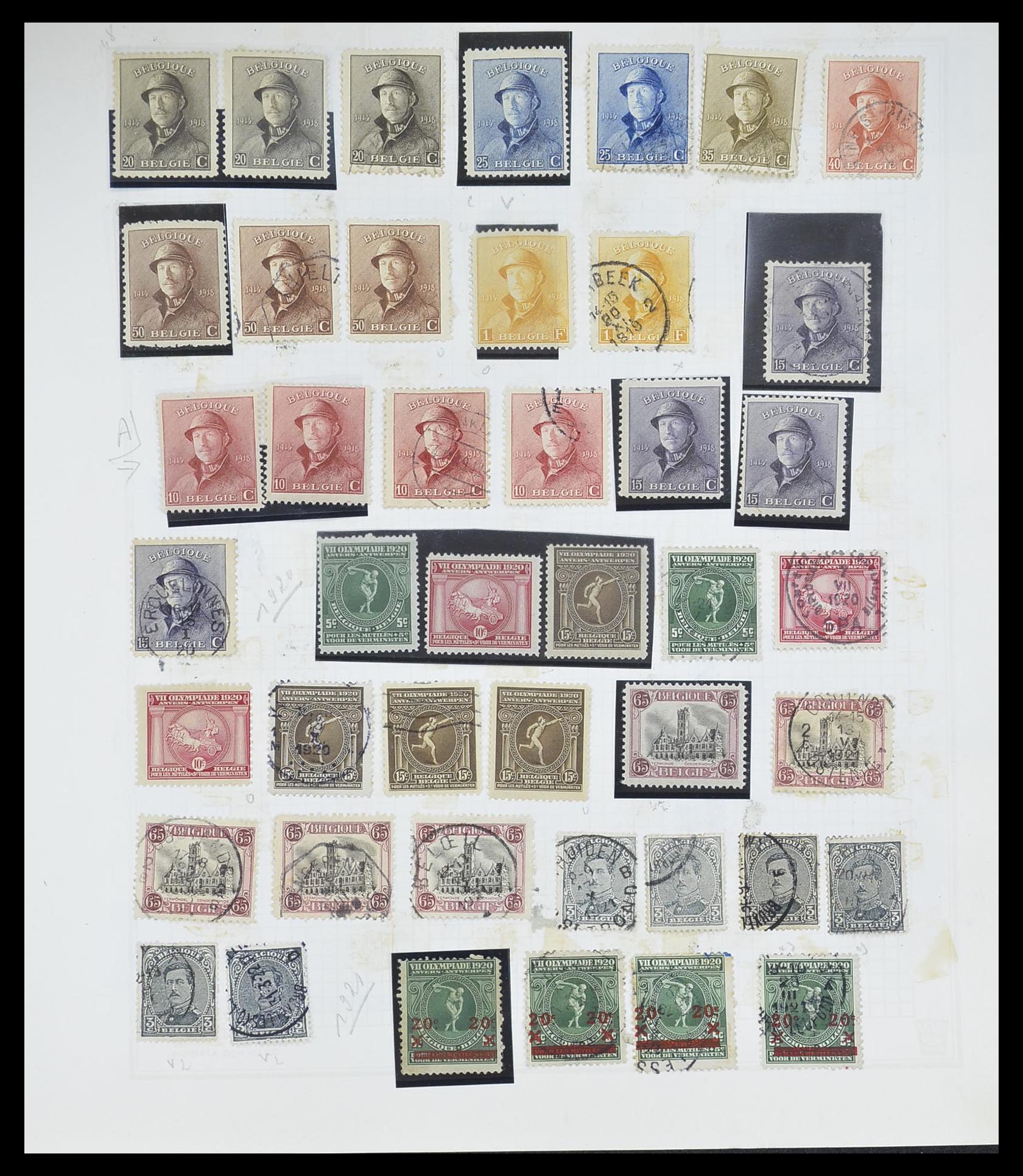 33527 008 - Postzegelverzameling 33527 Wereld 1880-1960.