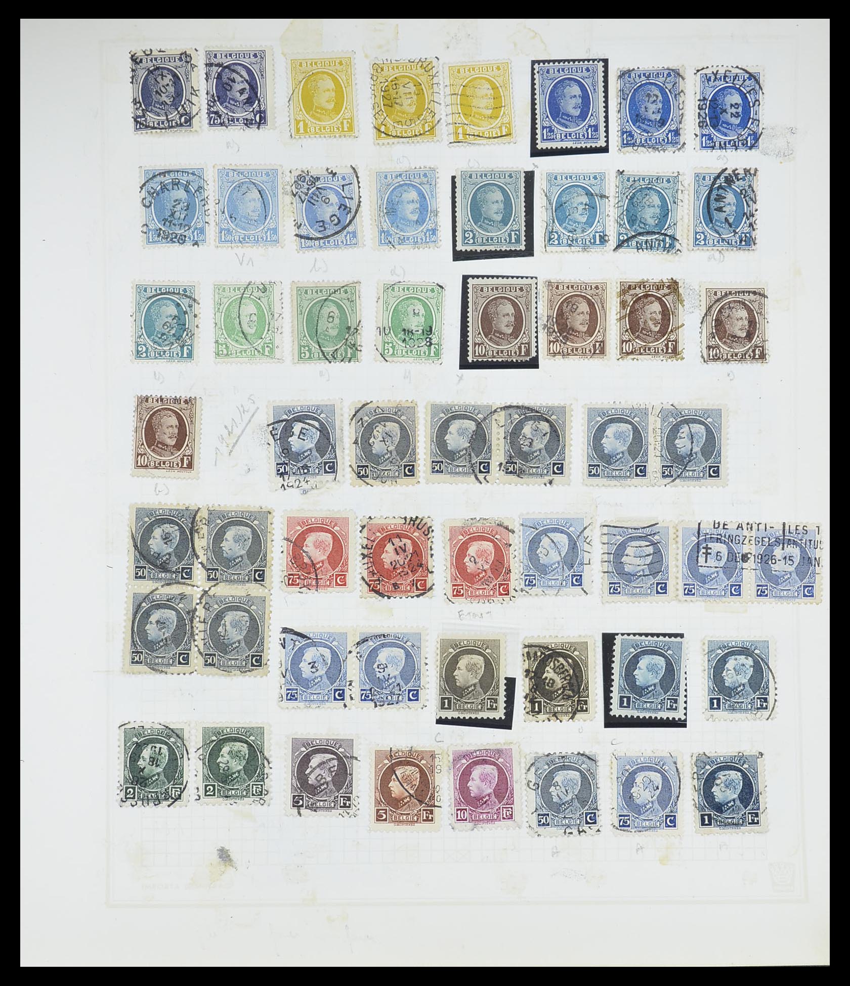 33527 012 - Postzegelverzameling 33527 Wereld 1880-1960.