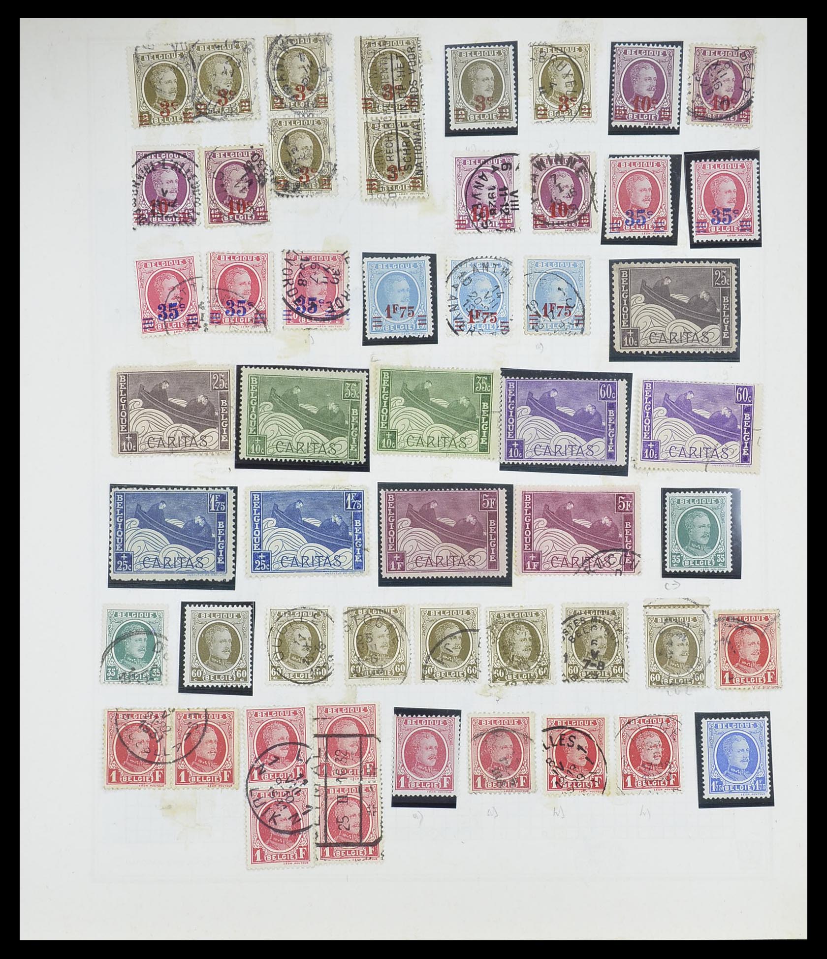 33527 013 - Postzegelverzameling 33527 Wereld 1880-1960.