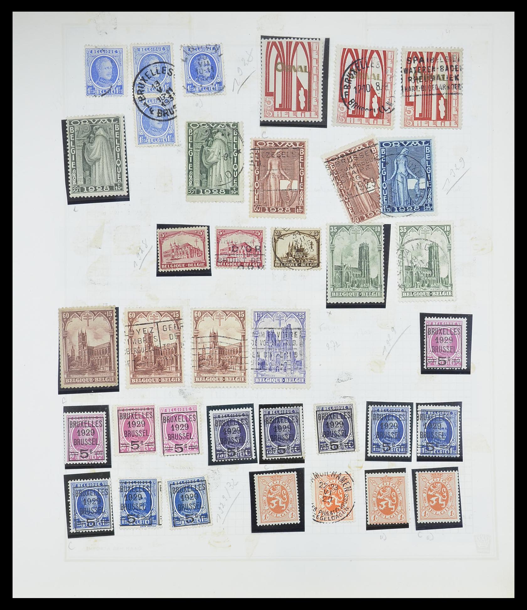 33527 014 - Postzegelverzameling 33527 Wereld 1880-1960.
