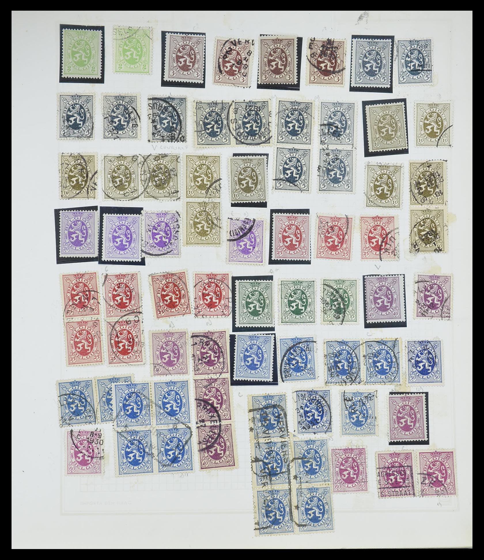 33527 015 - Postzegelverzameling 33527 Wereld 1880-1960.