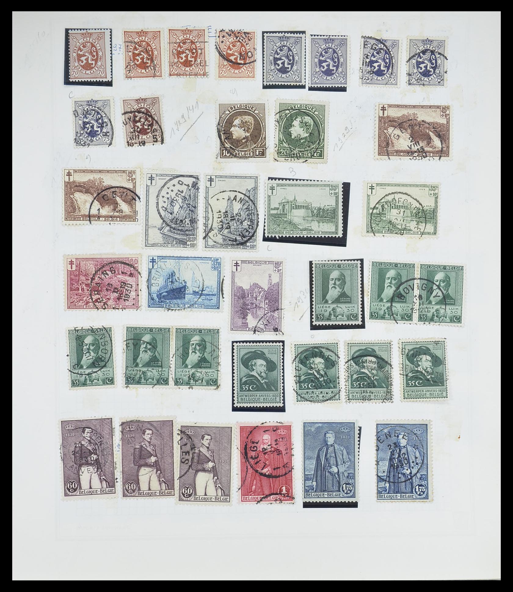 33527 016 - Postzegelverzameling 33527 Wereld 1880-1960.