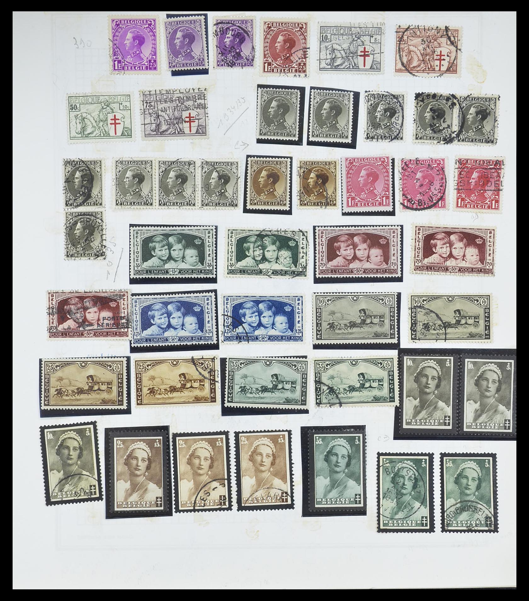 33527 021 - Postzegelverzameling 33527 Wereld 1880-1960.
