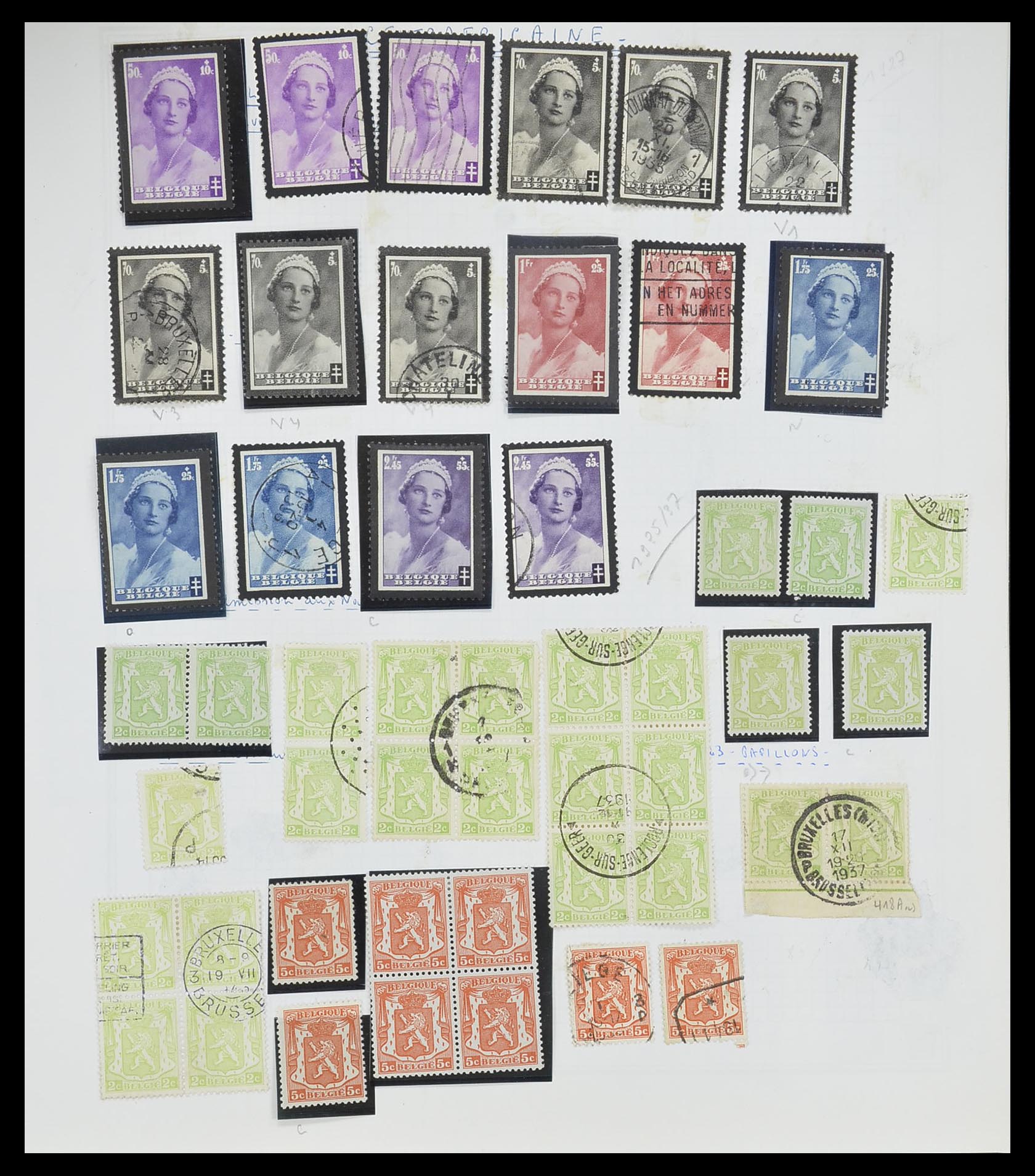 33527 023 - Postzegelverzameling 33527 Wereld 1880-1960.
