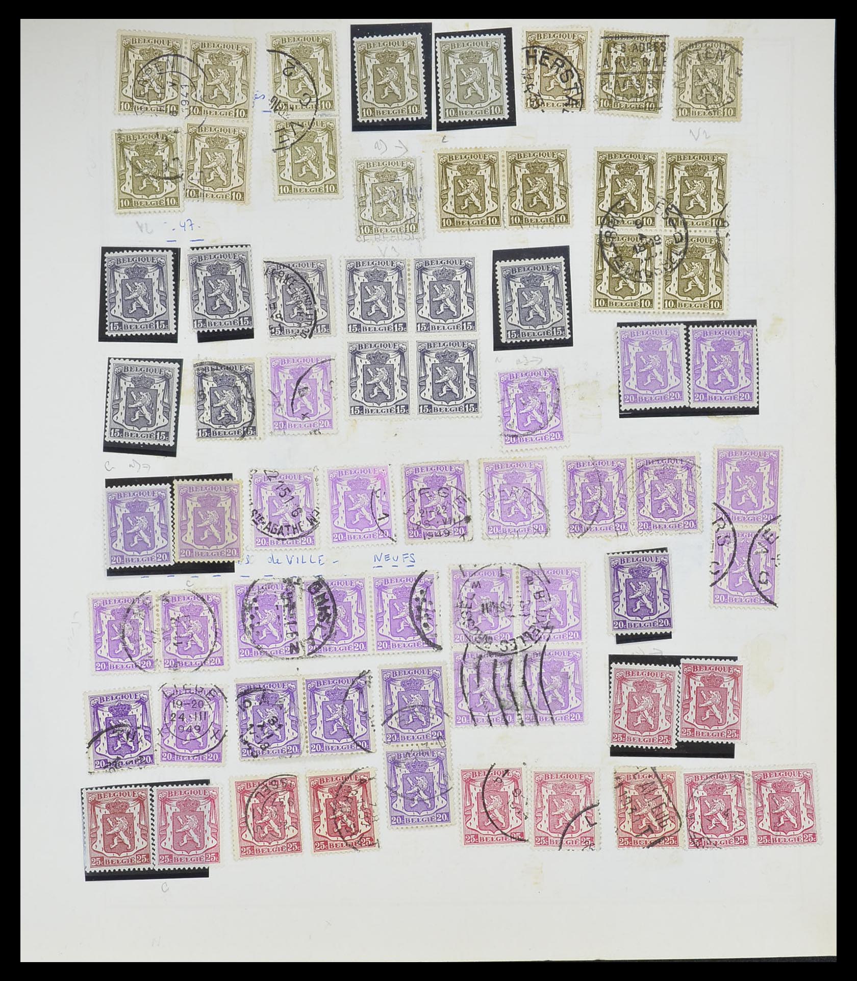 33527 025 - Postzegelverzameling 33527 Wereld 1880-1960.