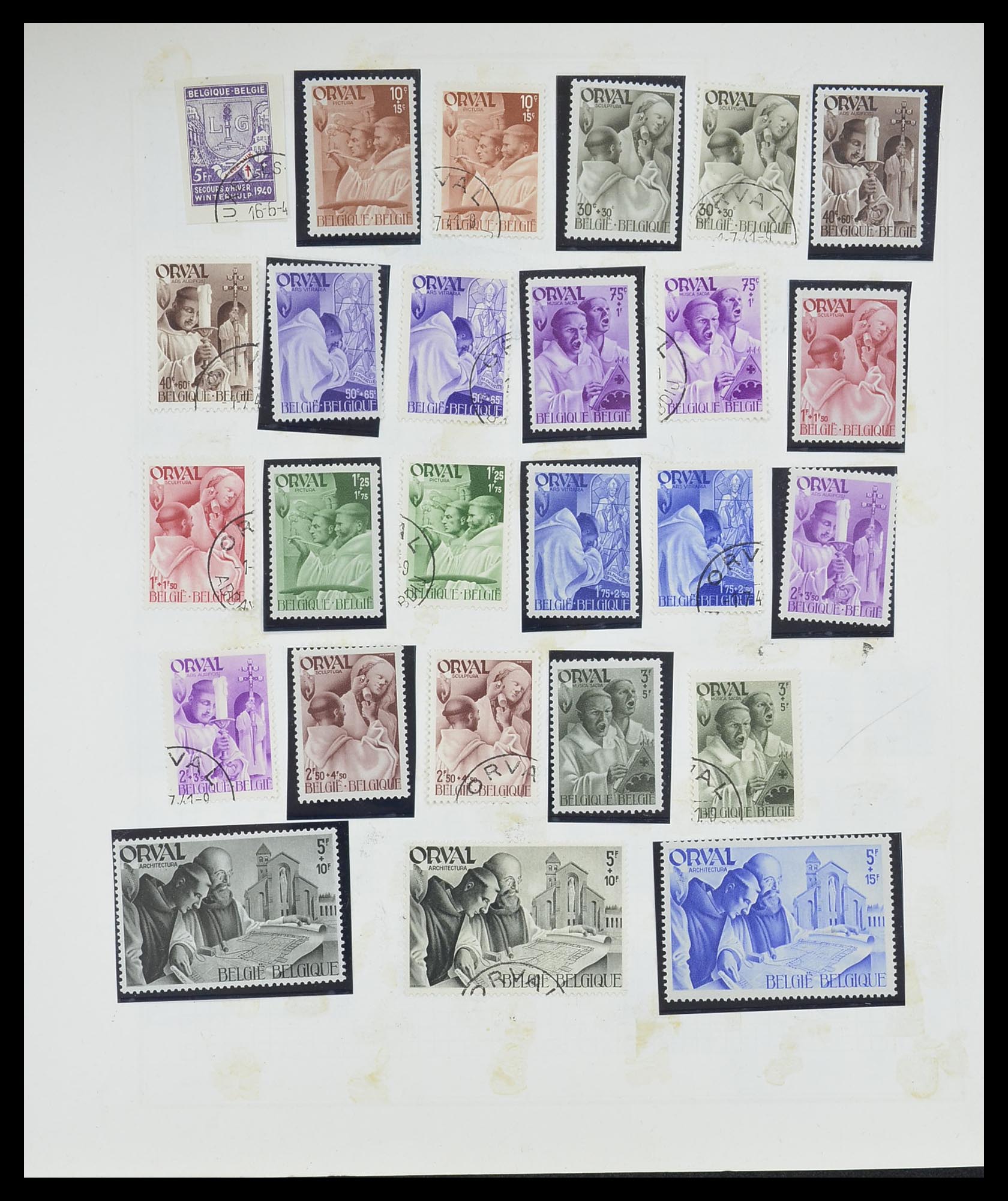 33527 037 - Postzegelverzameling 33527 Wereld 1880-1960.