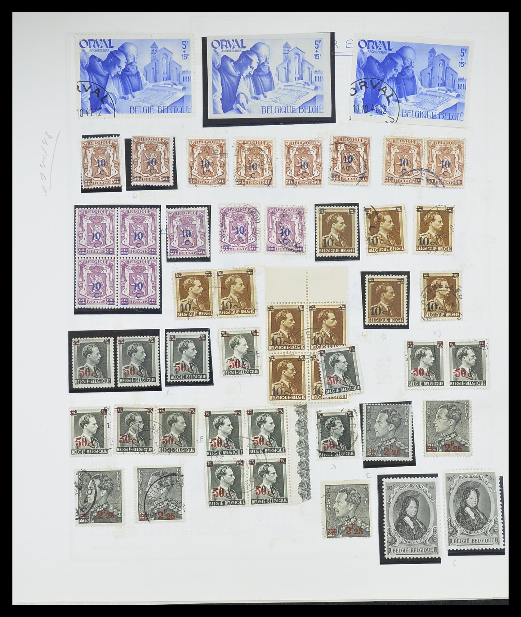 33527 038 - Postzegelverzameling 33527 Wereld 1880-1960.