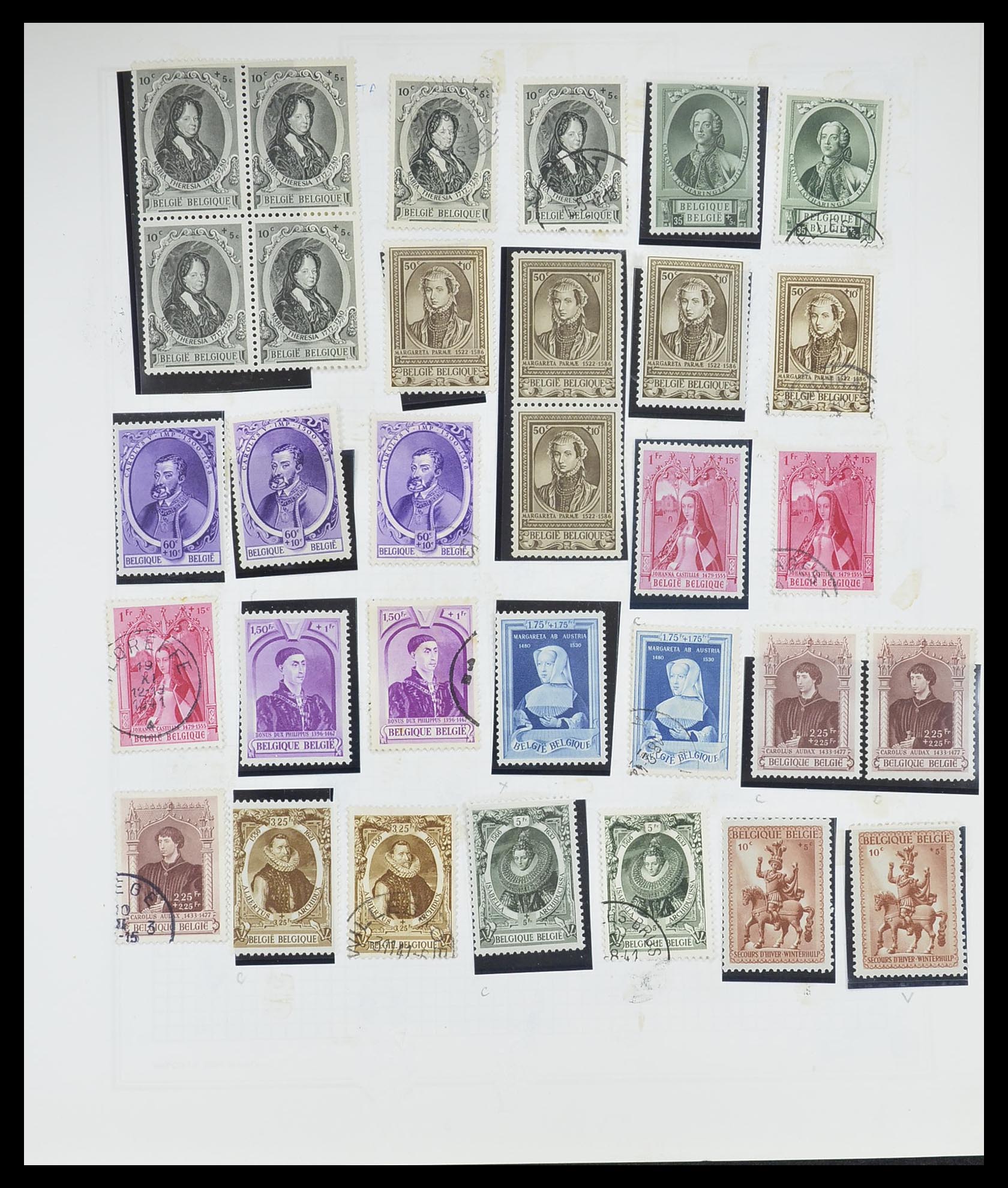 33527 039 - Postzegelverzameling 33527 Wereld 1880-1960.