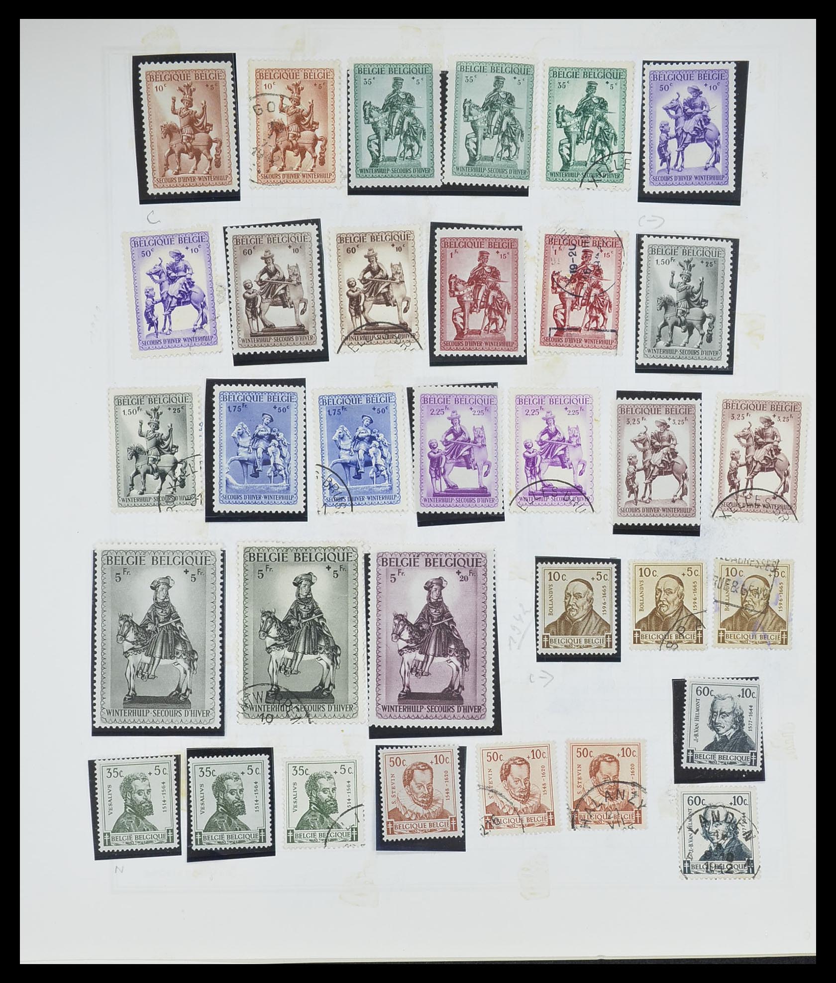 33527 040 - Postzegelverzameling 33527 Wereld 1880-1960.