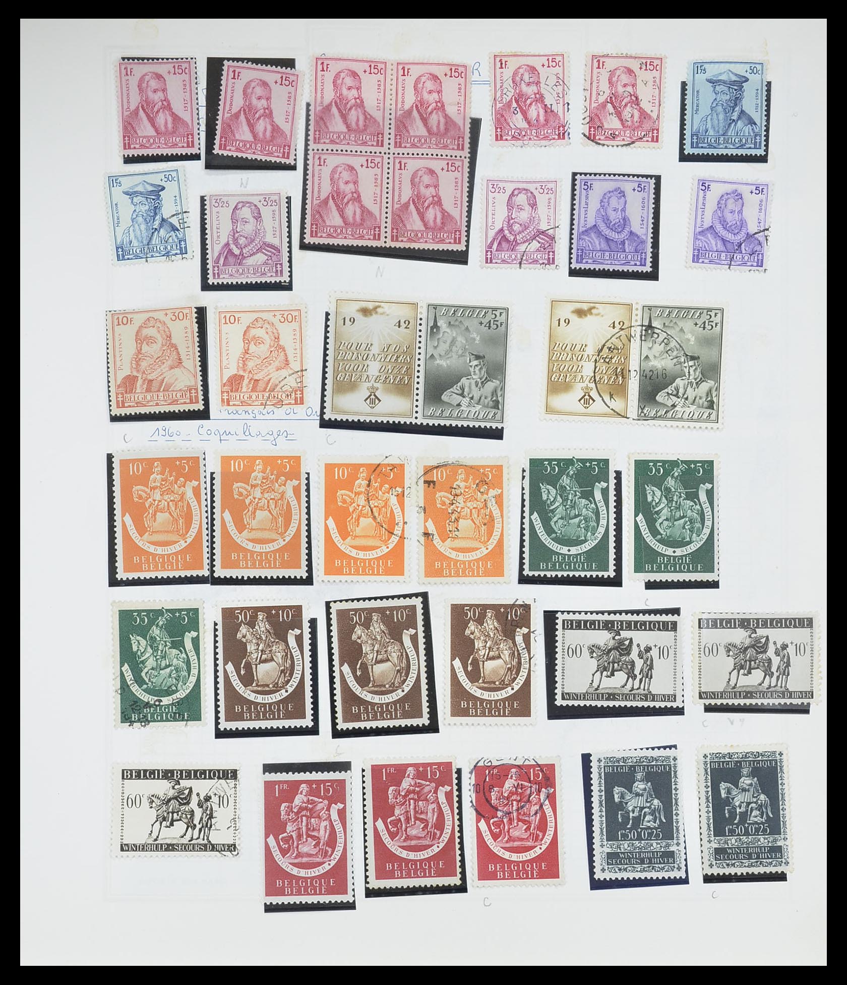 33527 041 - Postzegelverzameling 33527 Wereld 1880-1960.