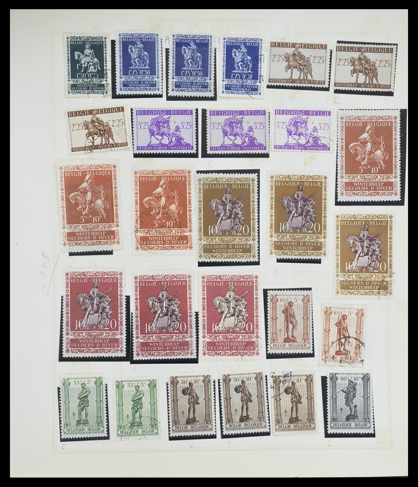 33527 042 - Postzegelverzameling 33527 Wereld 1880-1960.