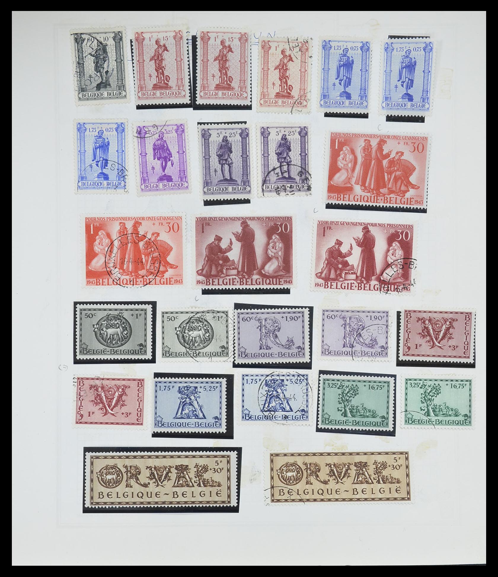 33527 043 - Postzegelverzameling 33527 Wereld 1880-1960.