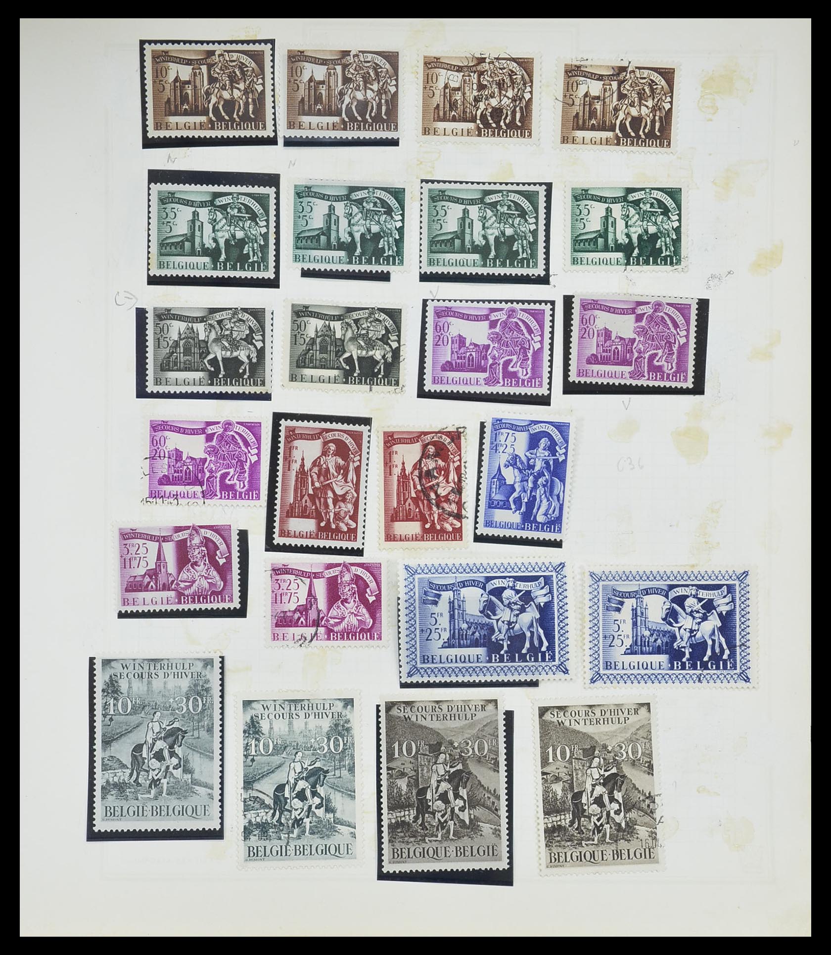 33527 044 - Postzegelverzameling 33527 Wereld 1880-1960.