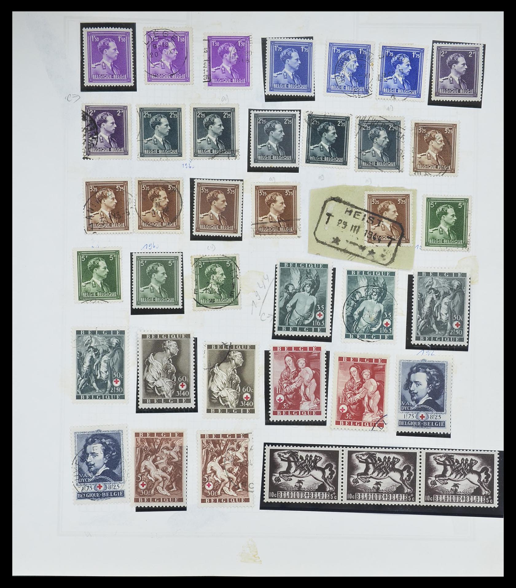 33527 045 - Postzegelverzameling 33527 Wereld 1880-1960.
