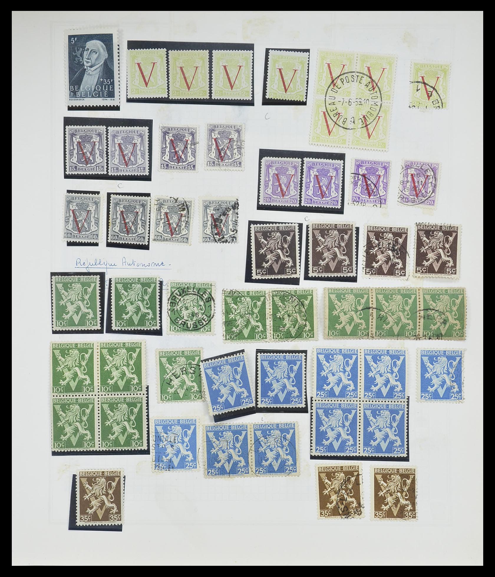 33527 047 - Postzegelverzameling 33527 Wereld 1880-1960.