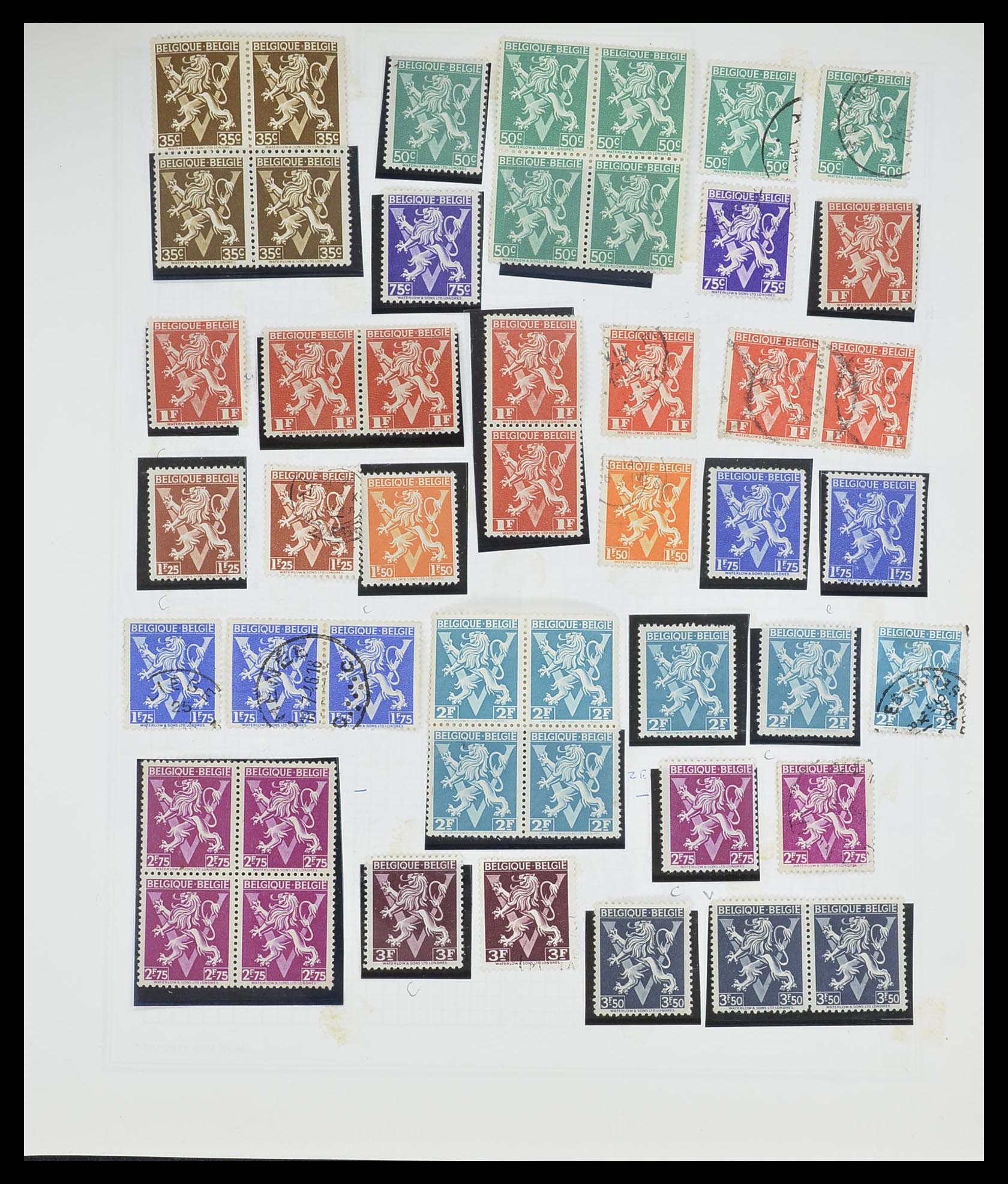 33527 048 - Postzegelverzameling 33527 Wereld 1880-1960.