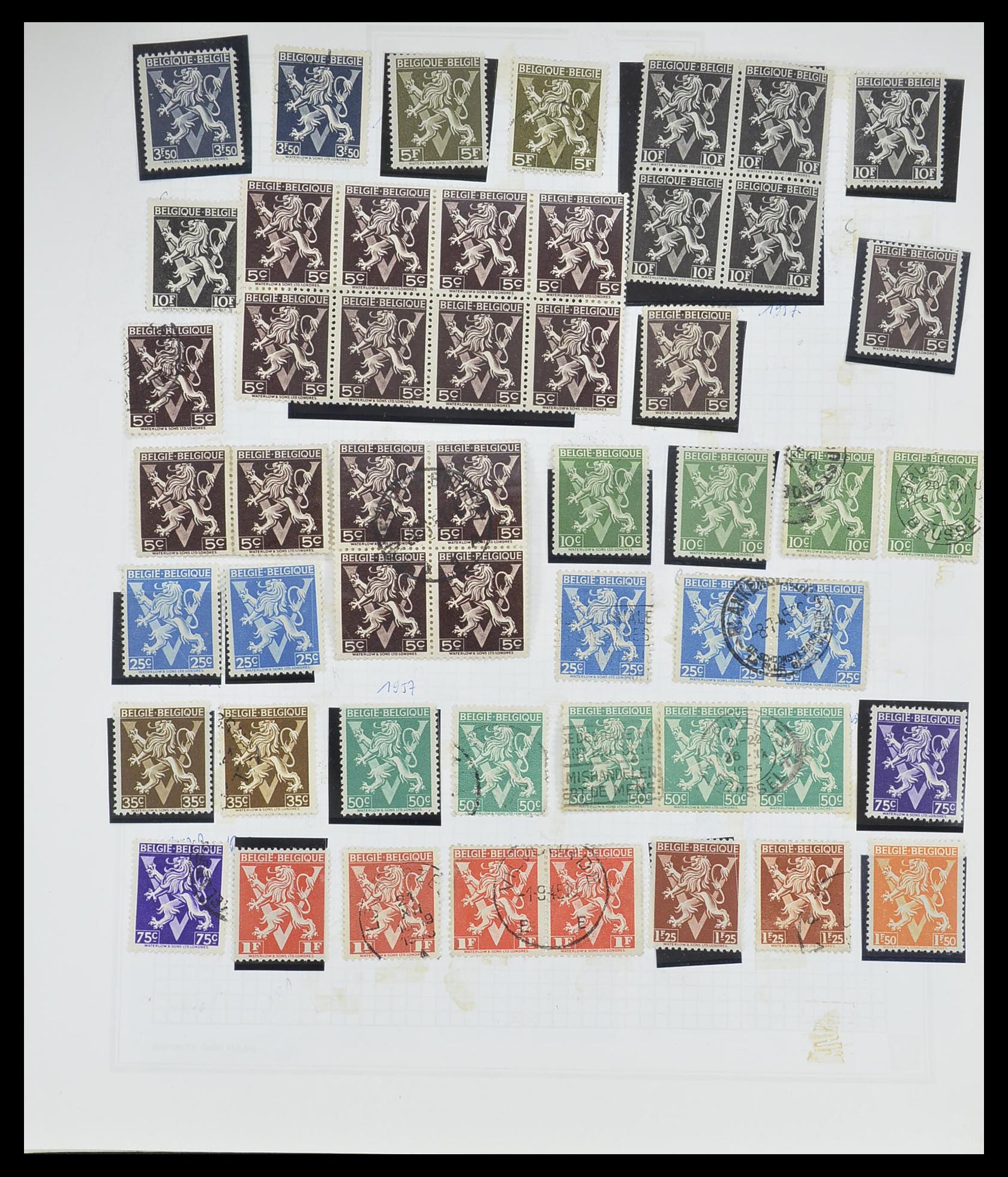 33527 049 - Postzegelverzameling 33527 Wereld 1880-1960.