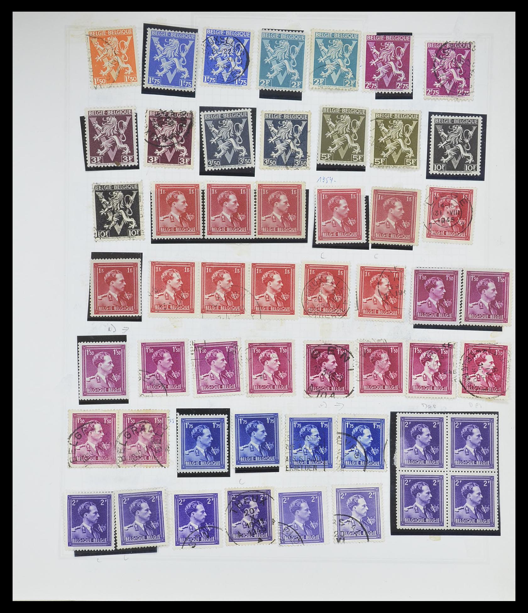 33527 050 - Postzegelverzameling 33527 Wereld 1880-1960.