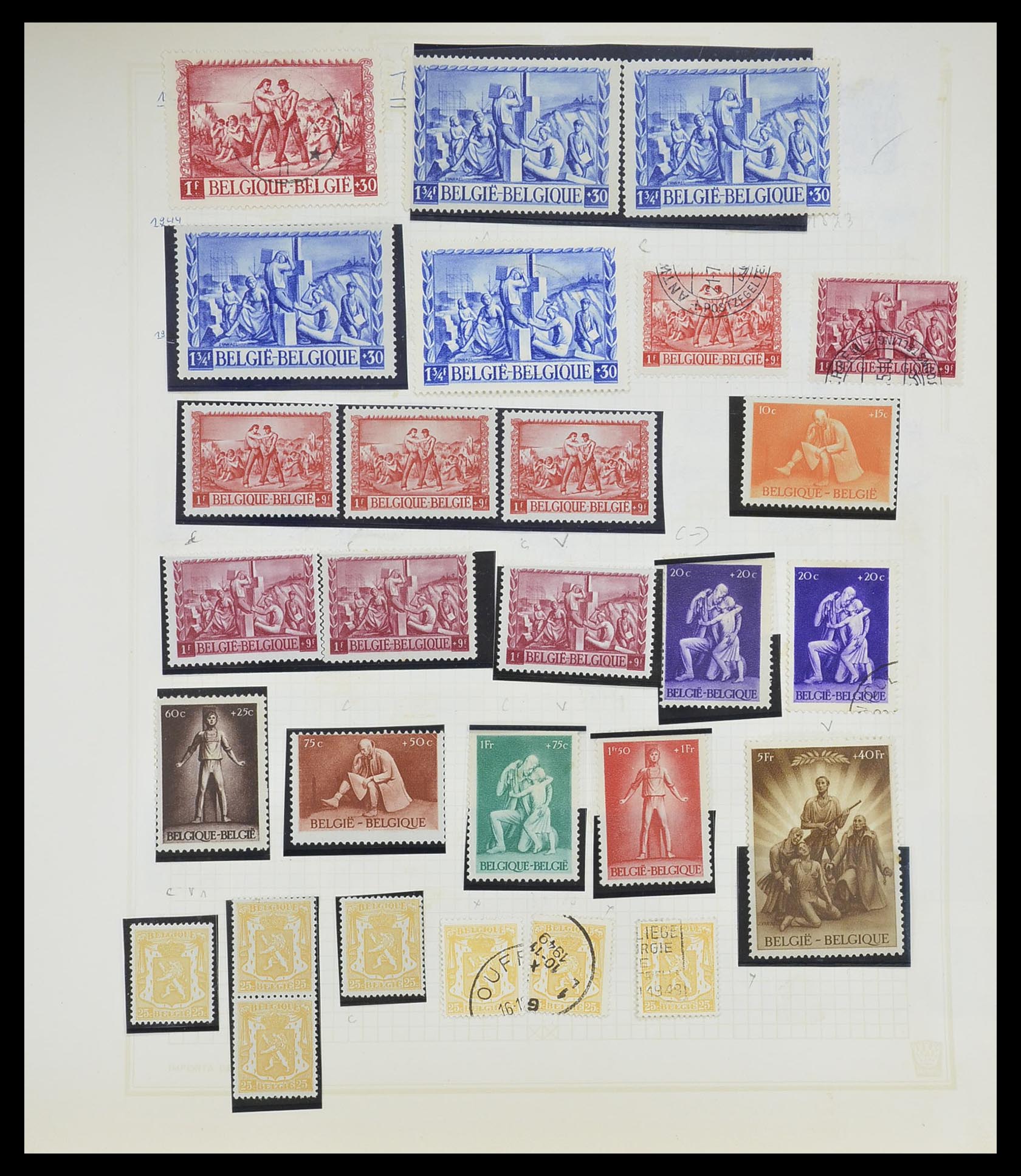 33527 052 - Postzegelverzameling 33527 Wereld 1880-1960.